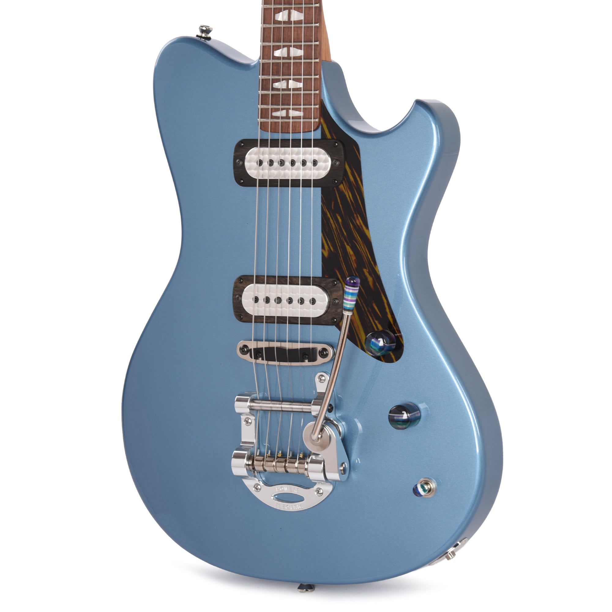 Powers Electric A-Type Pelham Blue w/FF42 Pickups Electric Guitars / Solid Body