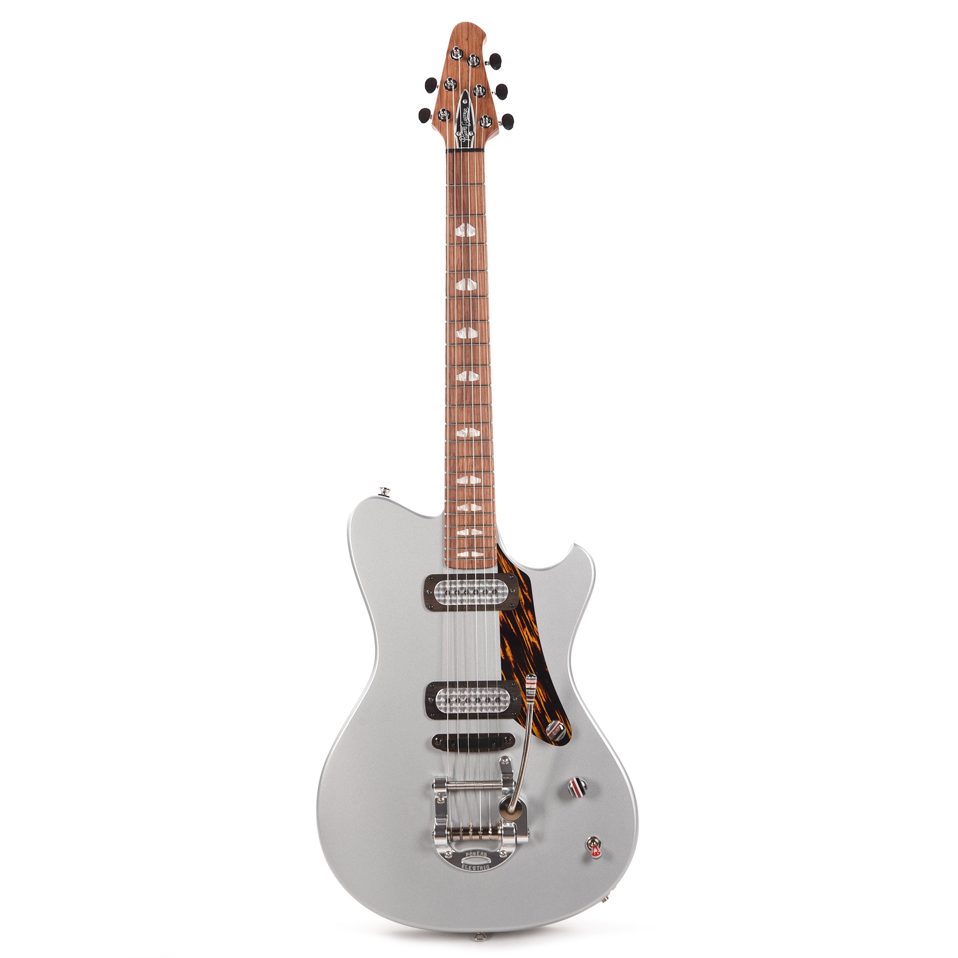 Powers Electric A-Type Polar Silver Metallic w/FF42 Pickups Electric Guitars / Solid Body