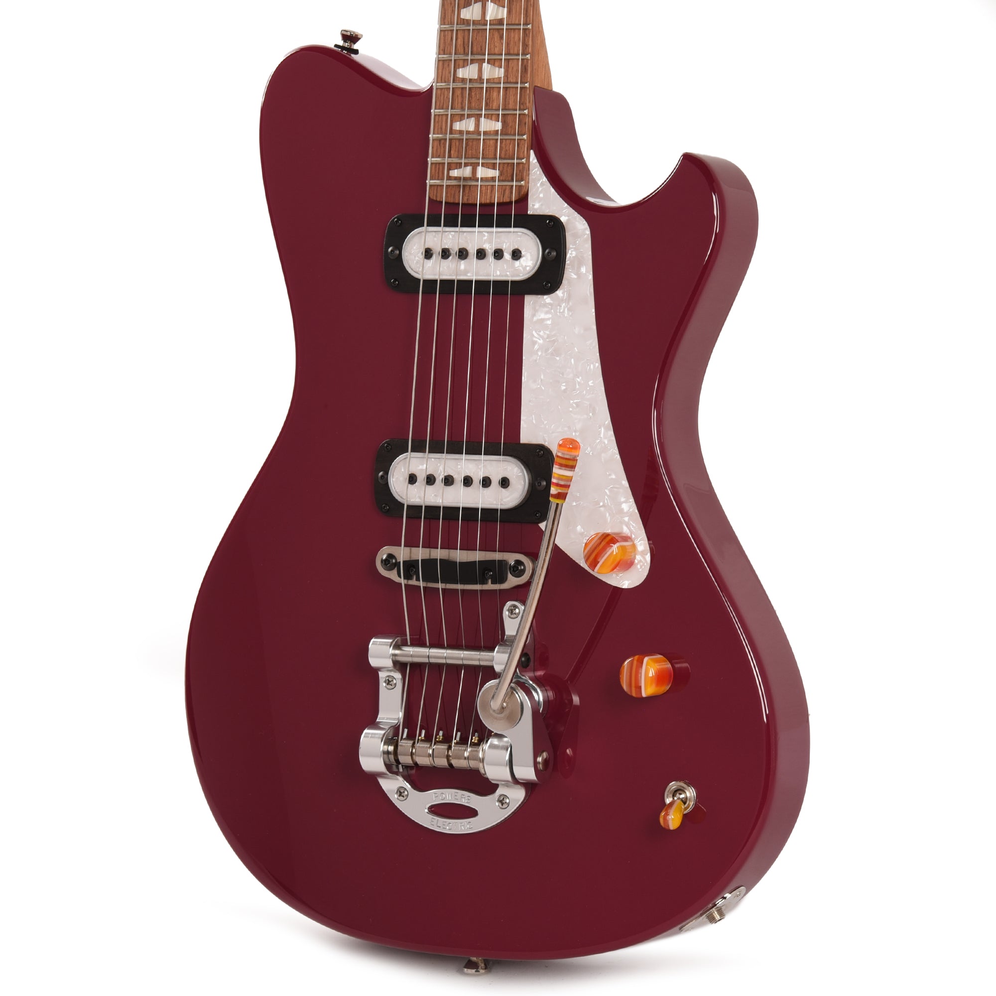 Powers Electric A-Type Ruby Star w/PF42 Pickups Electric Guitars / Solid Body