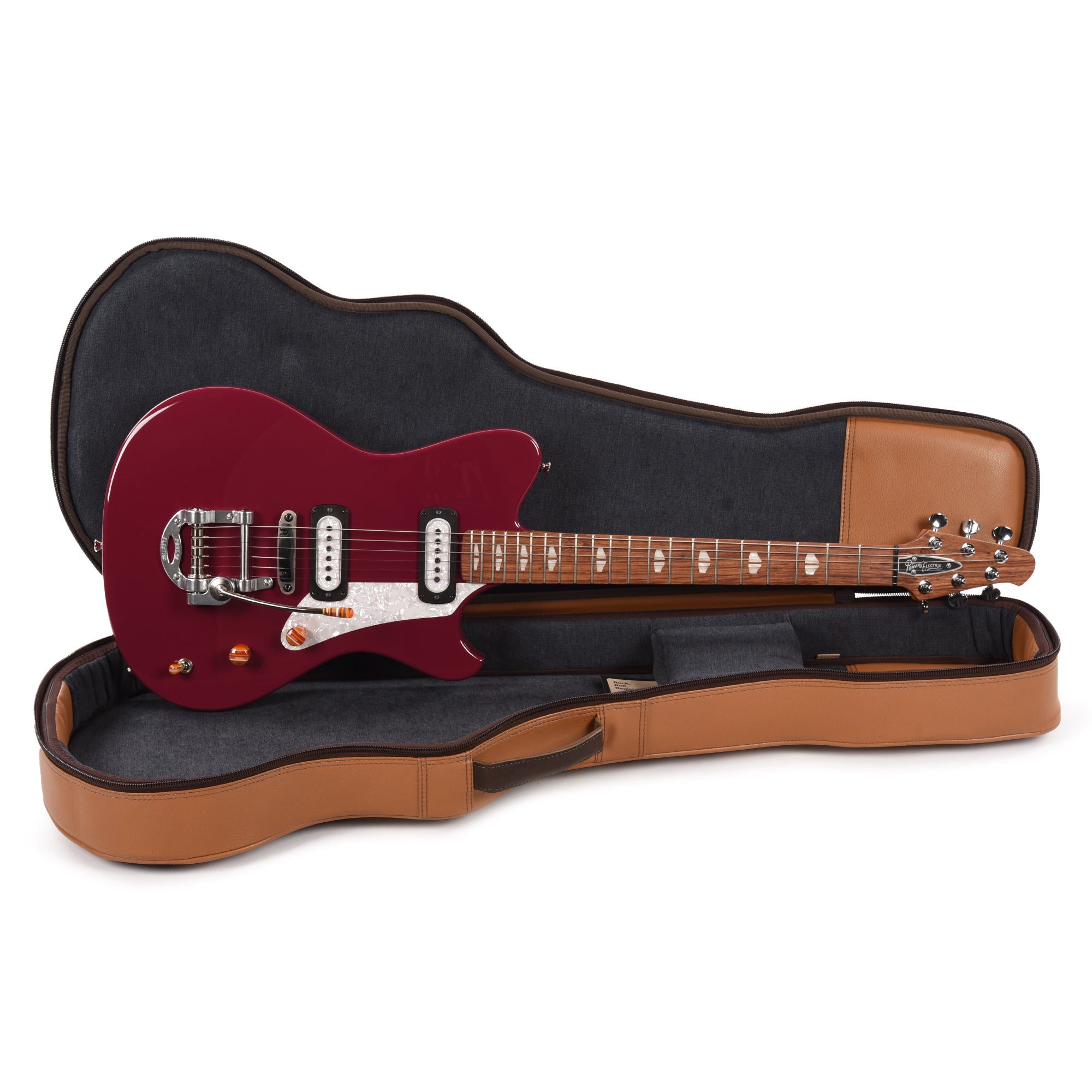 Powers Electric A-Type Ruby Star w/PF42 Pickups Electric Guitars / Solid Body