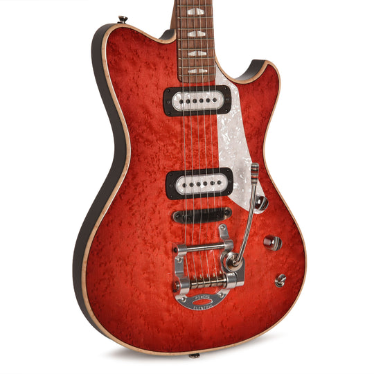 Powers Electric A-Type Select Birdseye Maple Cosmo Red w/PF42 Pickups Electric Guitars / Solid Body