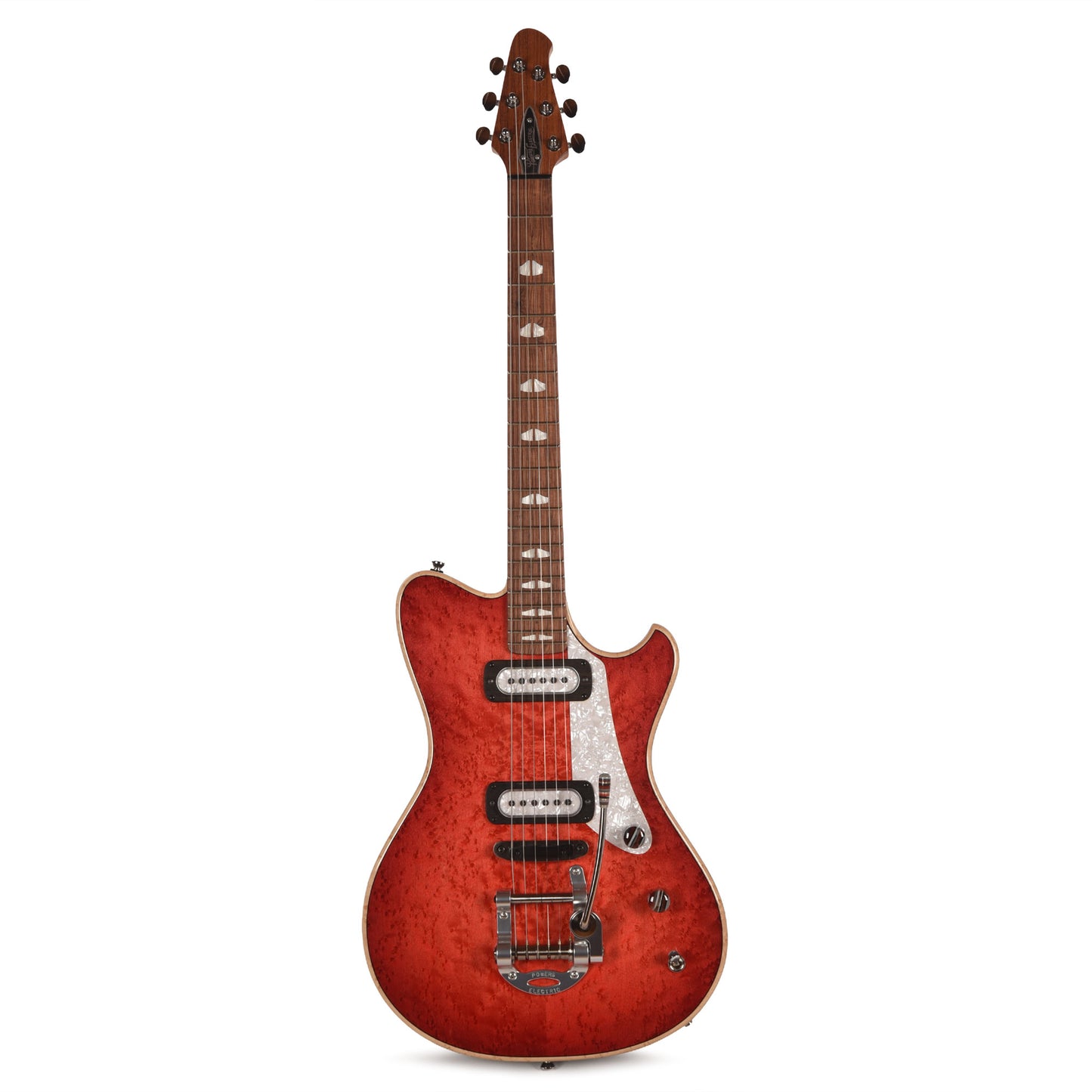 Powers Electric A-Type Select Birdseye Maple Cosmo Red w/PF42 Pickups Electric Guitars / Solid Body
