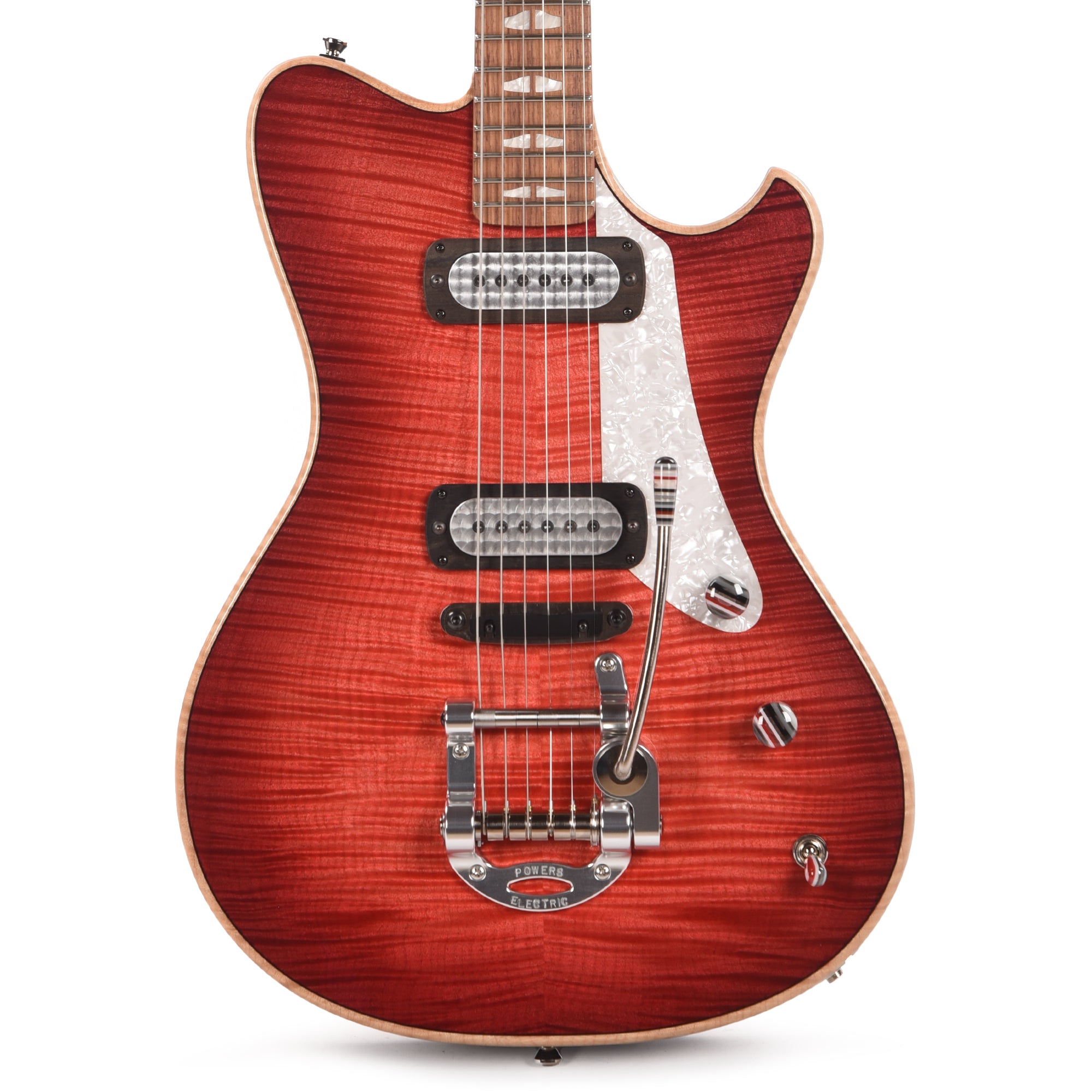 Powers Electric A-Type Select Cosmo Red w/FF42 Pickups Electric Guitars / Solid Body