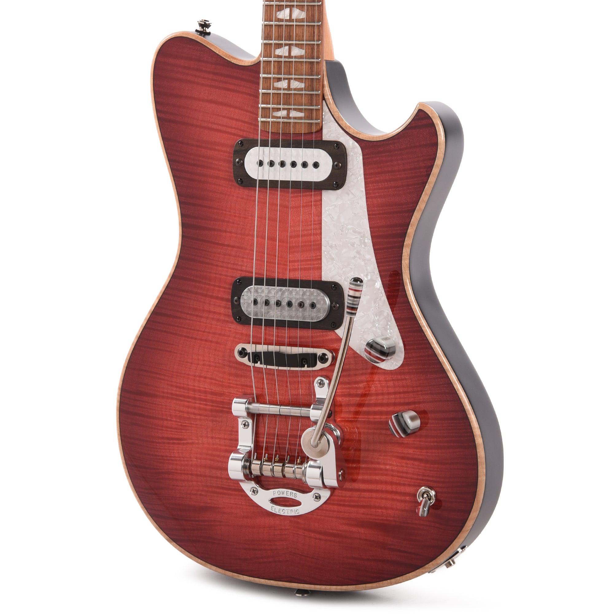 Powers Electric A-Type Select Cosmo Red w/FF42 Pickups Electric Guitars / Solid Body
