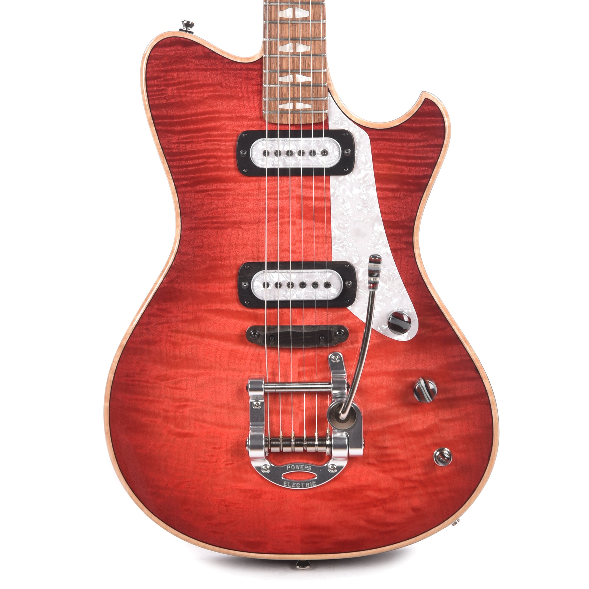 Powers Electric A-Type Select Cosmo Red w/PF42 Pickups Electric Guitars / Solid Body