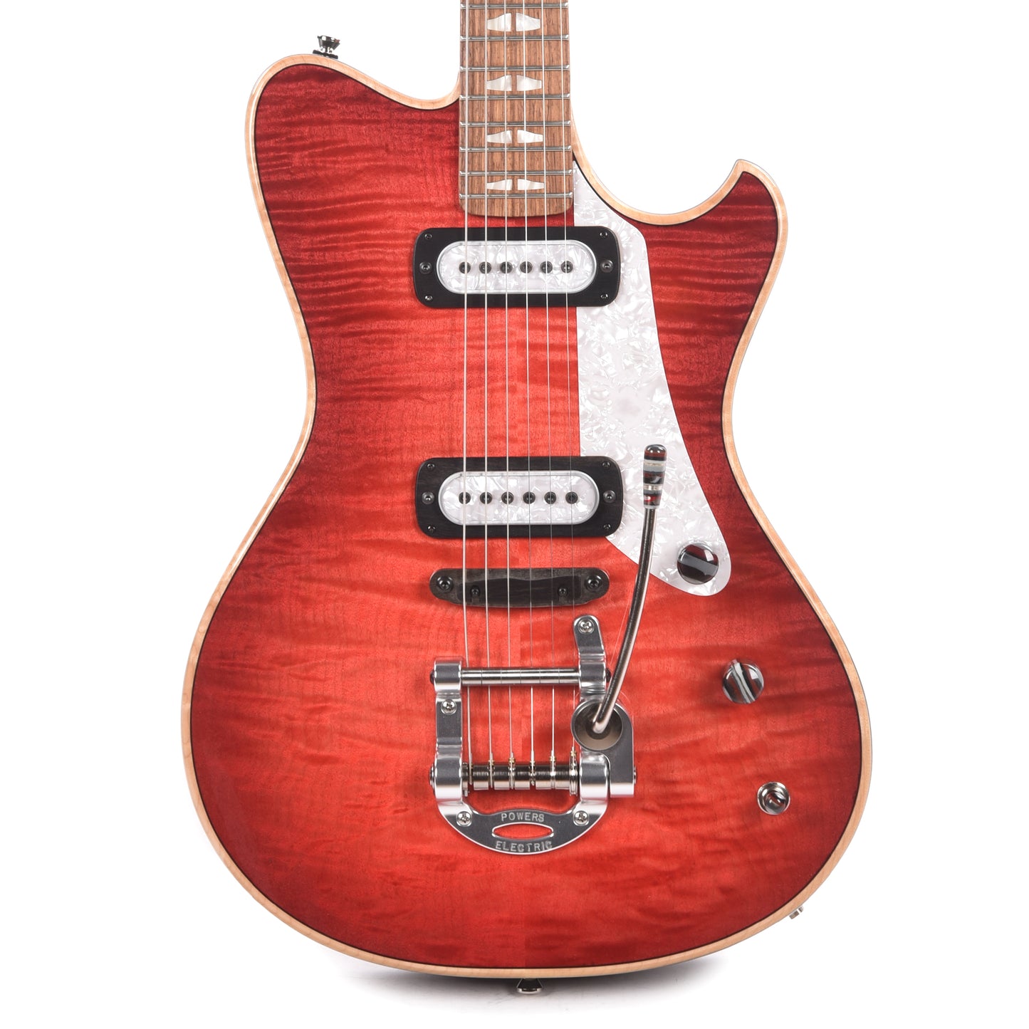 Powers Electric A-Type Select Cosmo Red w/PF42 Pickups Electric Guitars / Solid Body