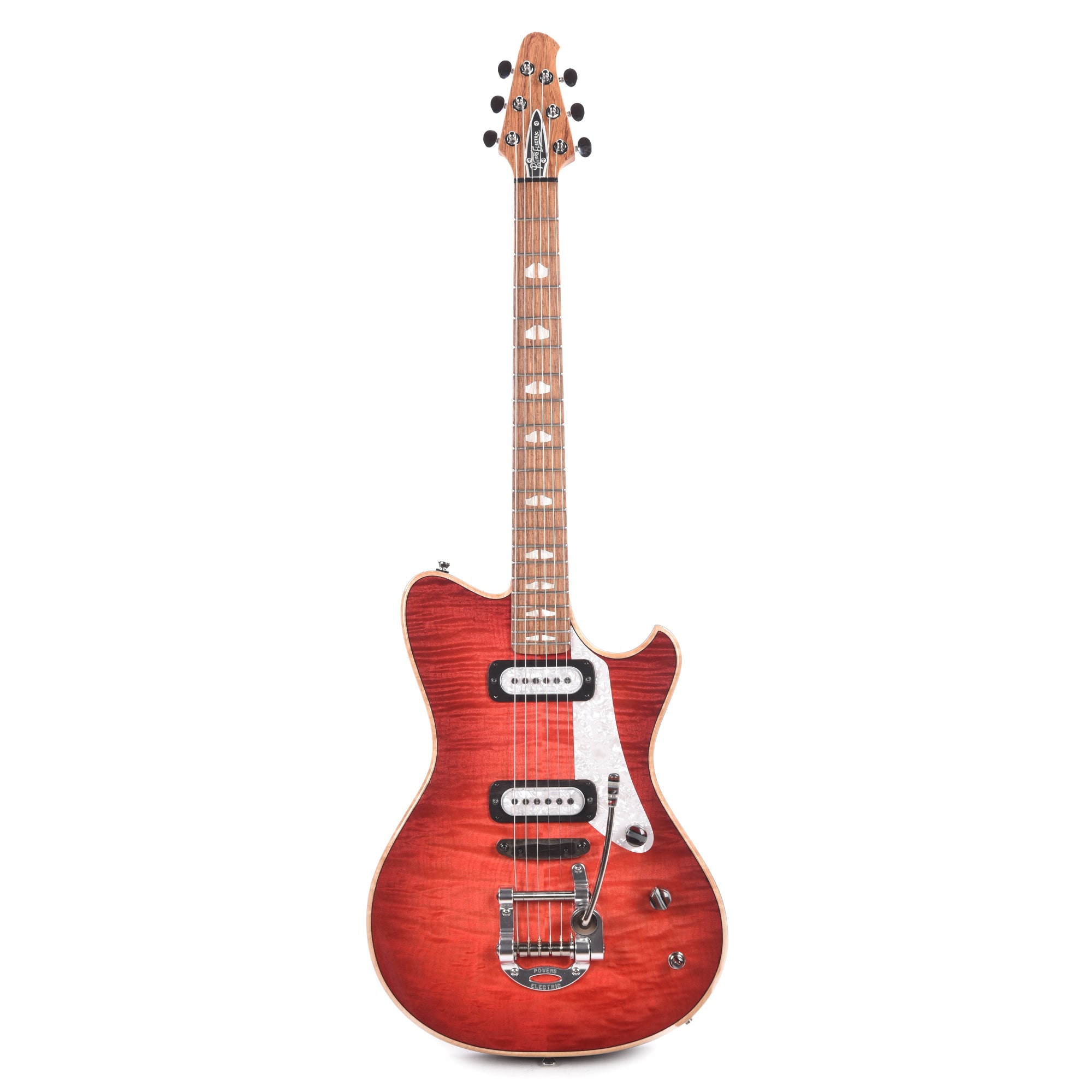 Powers Electric A-Type Select Cosmo Red w/PF42 Pickups Electric Guitars / Solid Body