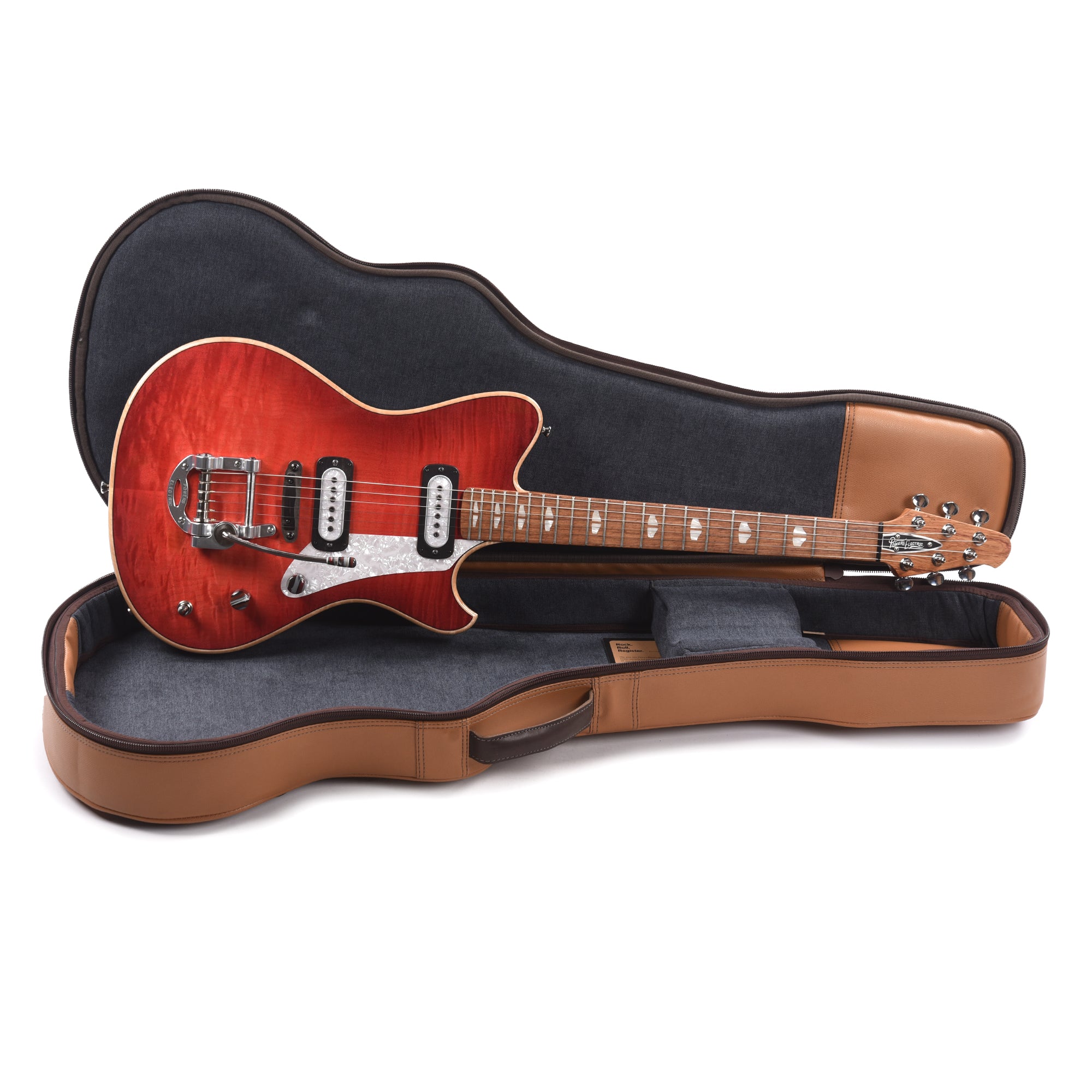 Powers Electric A-Type Select Cosmo Red w/PF42 Pickups Electric Guitars / Solid Body
