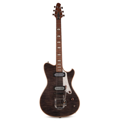Powers Electric A-Type Select Flame Maple Custom Shark Grey w/FF42 Pickups Electric Guitars / Solid Body