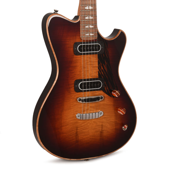 Powers Electric A-Type Select Flame Maple Desert Dawn w/PF42 Pickups Electric Guitars / Solid Body