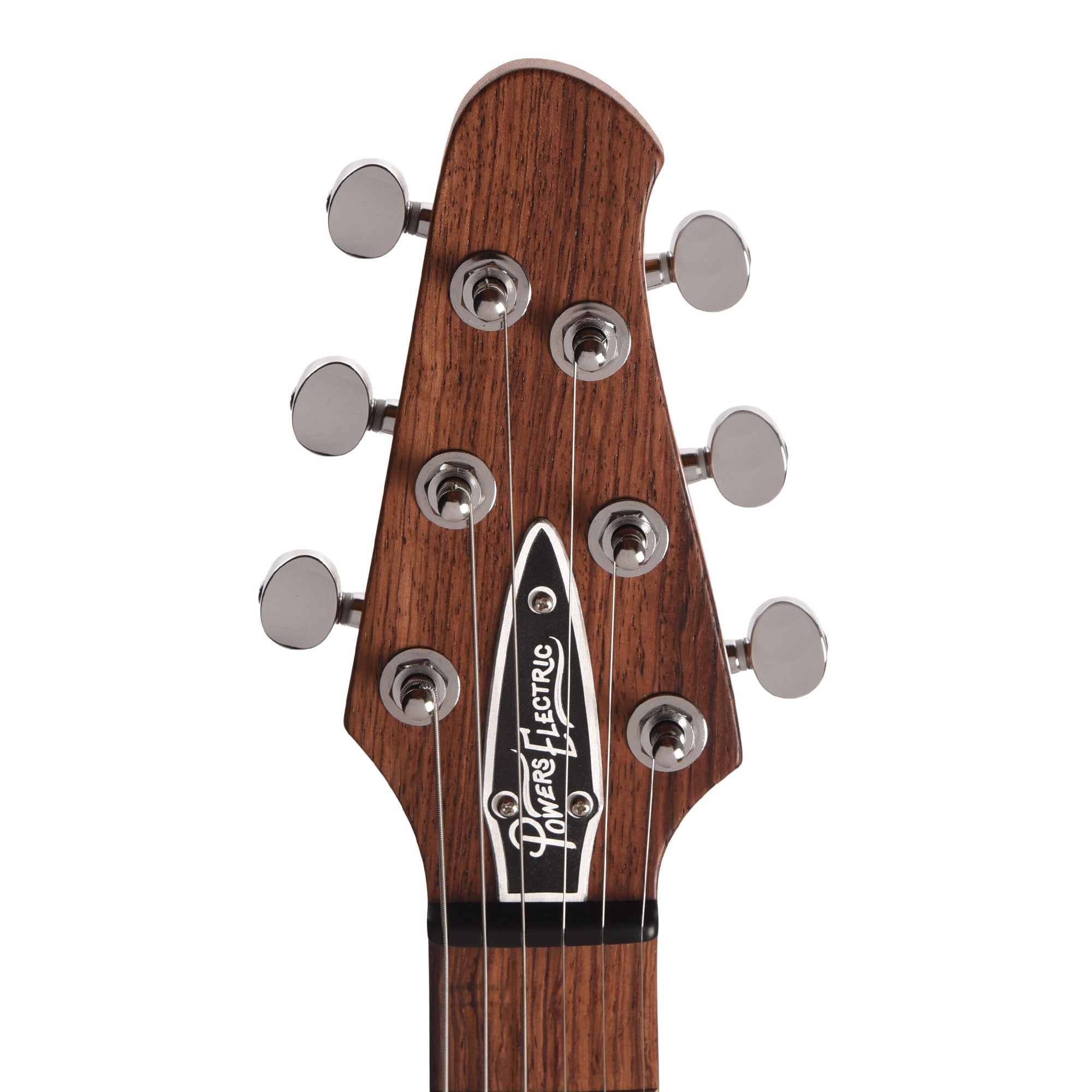 Powers Electric A-Type Select Flame Maple Juniper Green w/PF42 Pickups Electric Guitars / Solid Body