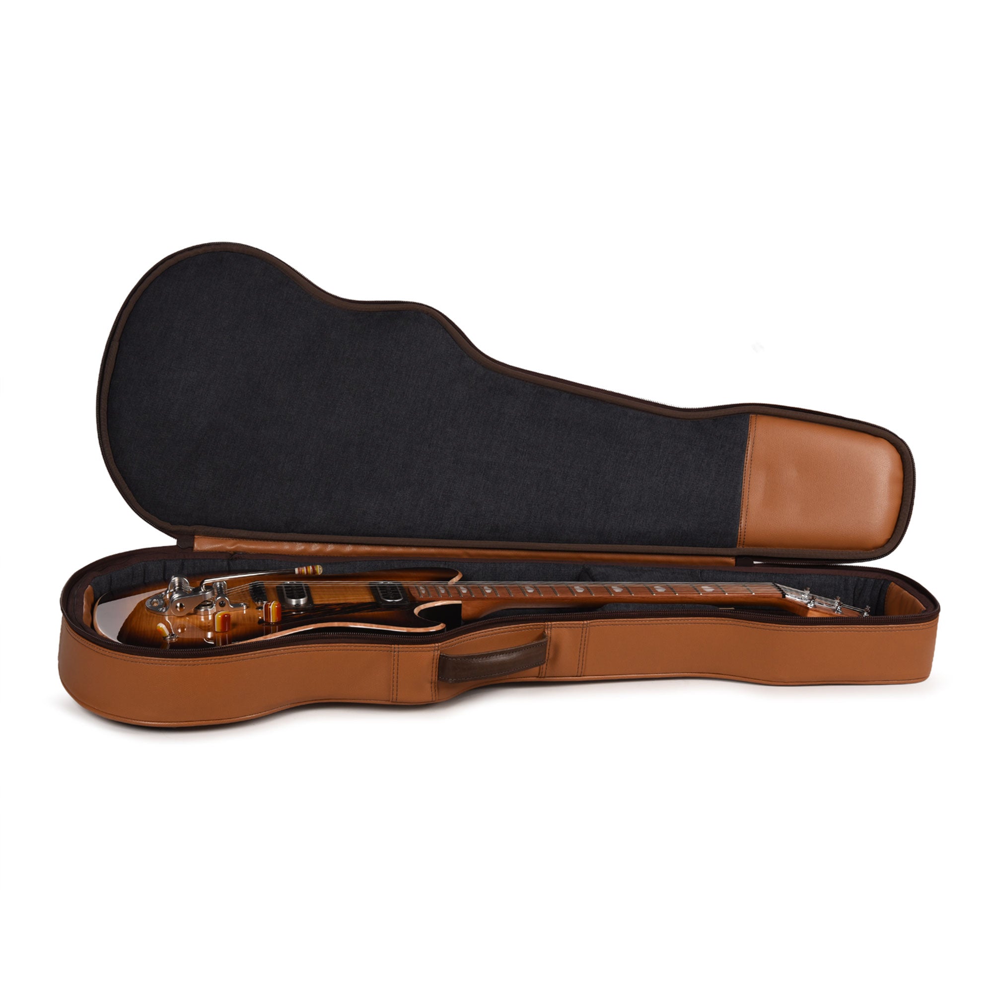 Powers Electric A-Type Select Flame Maple Solana Sunset w/PF42 Pickups Electric Guitars / Solid Body