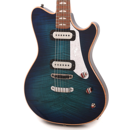 Powers Electric A-Type Select Hard Tail Blue Lagoon w/FF42 Pickups Electric Guitars / Solid Body