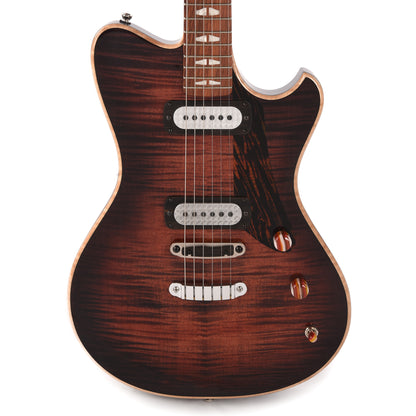 Powers Electric A-Type Select Hard Tail Cabernet Red w/FF42 Pickups Electric Guitars / Solid Body