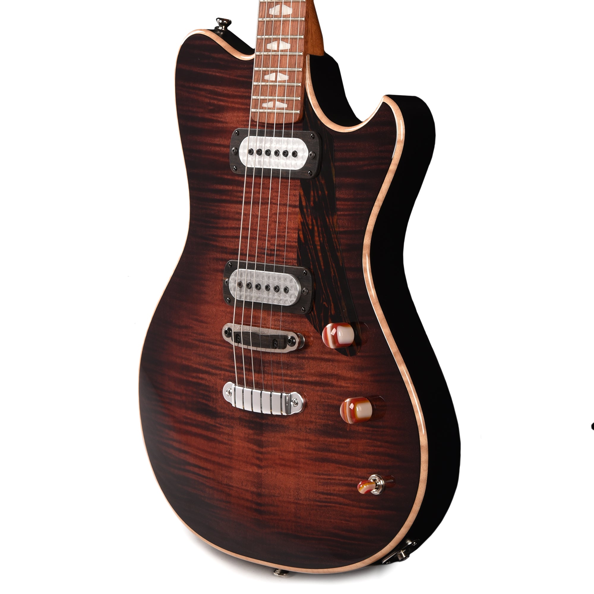 Powers Electric A-Type Select Hard Tail Cabernet Red w/FF42 Pickups Electric Guitars / Solid Body