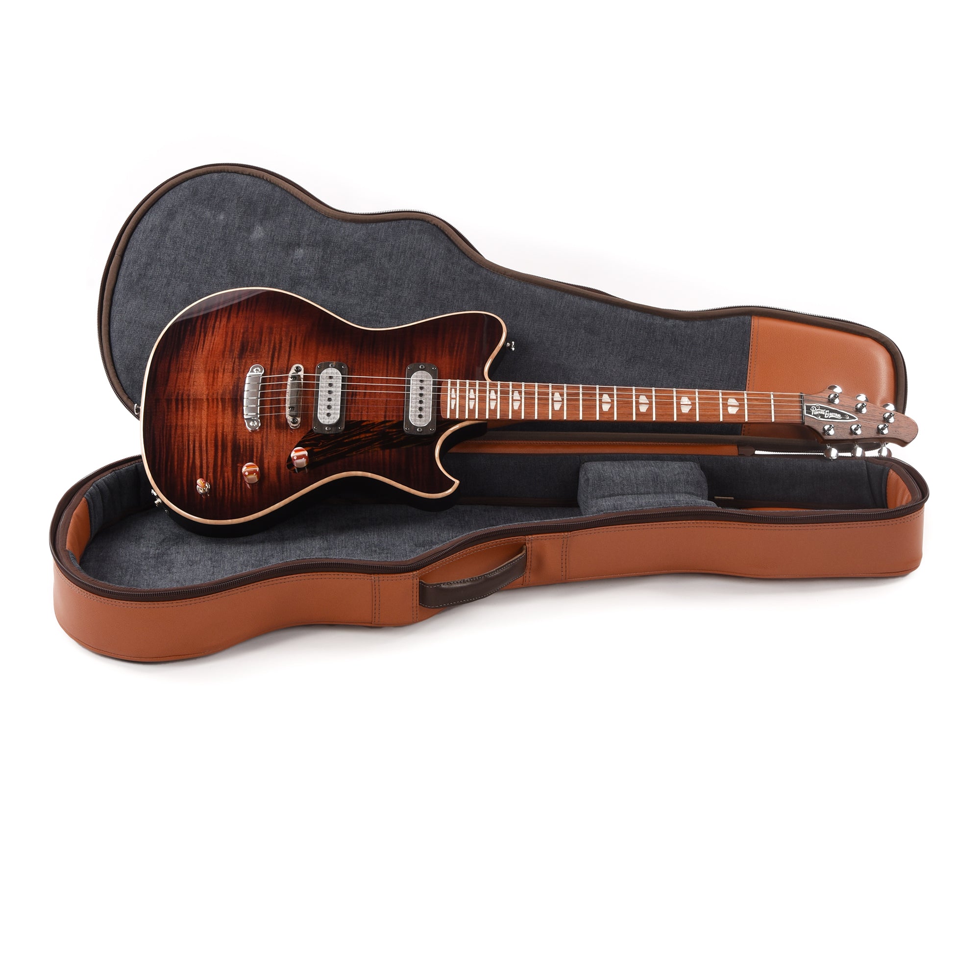 Powers Electric A-Type Select Hard Tail Cabernet Red w/FF42 Pickups Electric Guitars / Solid Body