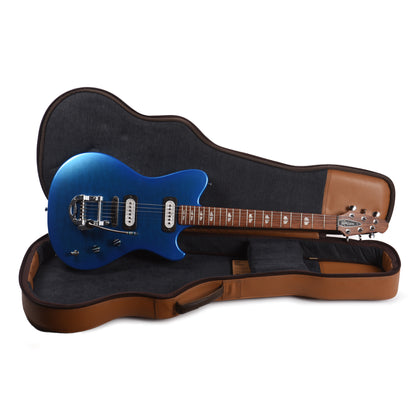 Powers Electric A-Type Select Quilt Ghost Flame Cruise Night Blue w/PF42 Pickups Electric Guitars / Solid Body