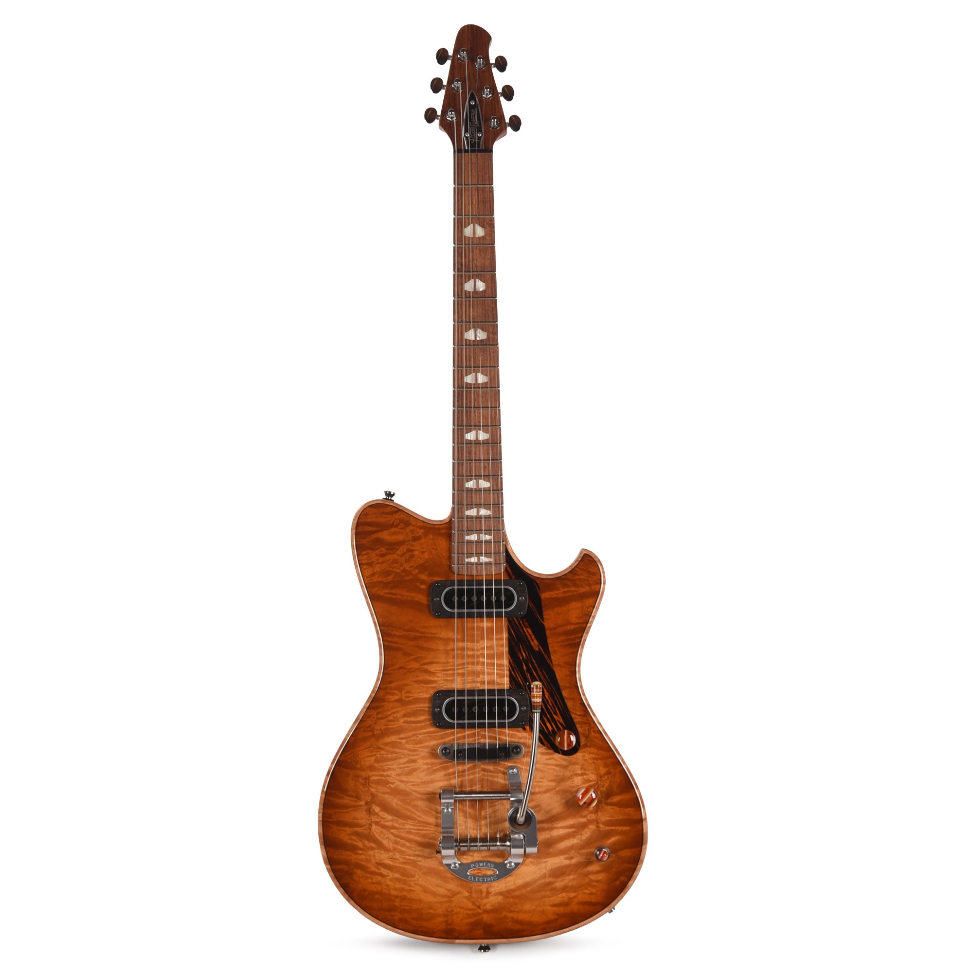 Powers Electric A-Type Select Quilt Maple Wild Honey Burst w/PF42 Pickups Electric Guitars / Solid Body