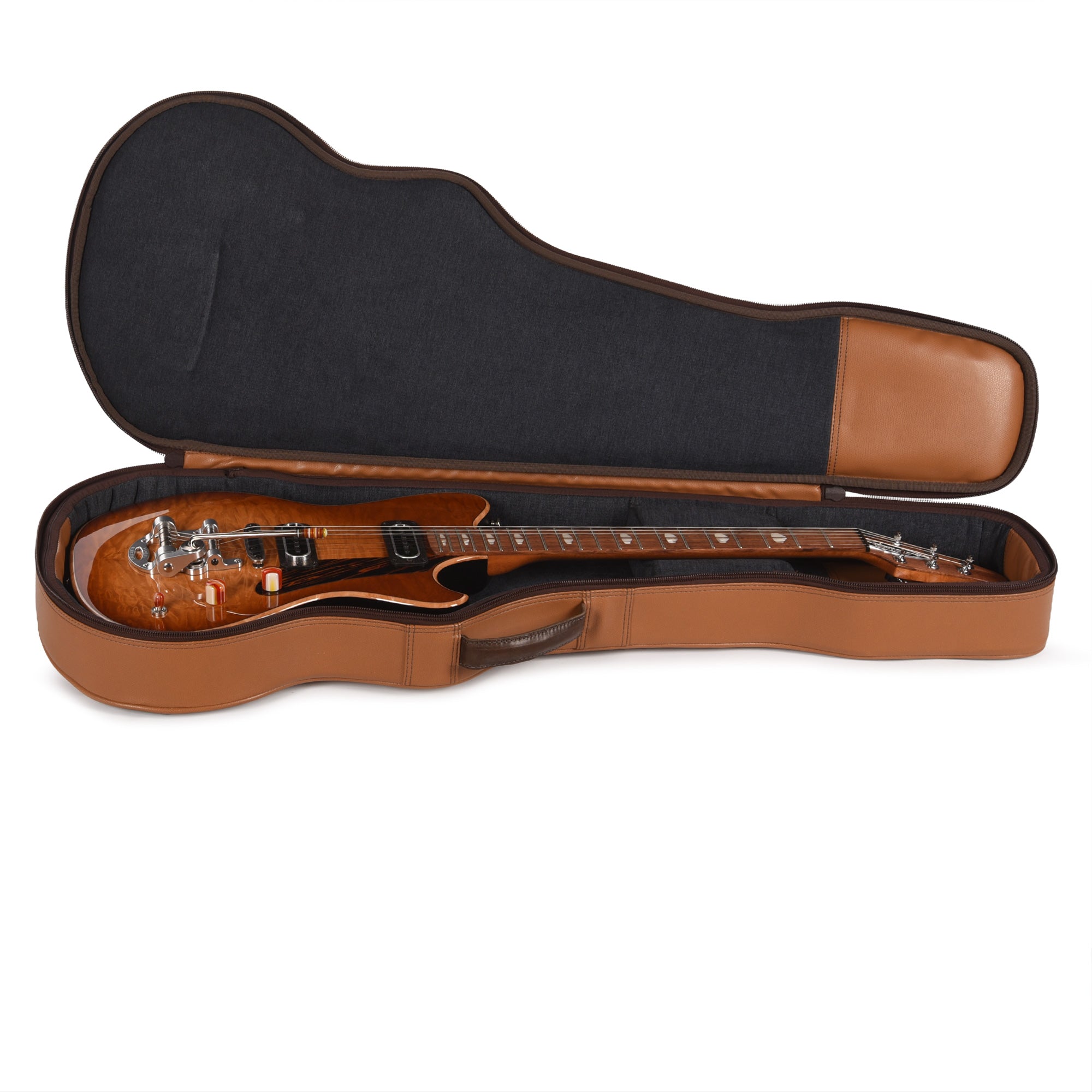 Powers Electric A-Type Select Quilt Maple Wild Honey Burst w/PF42 Pickups Electric Guitars / Solid Body