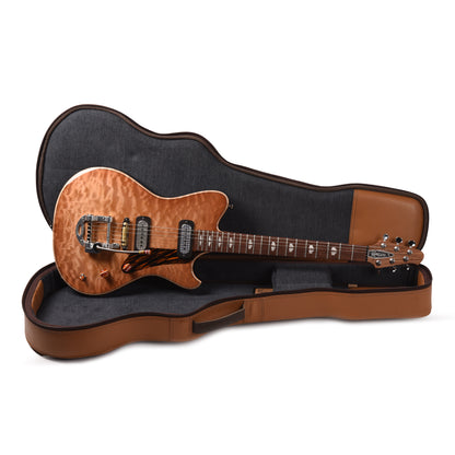 Powers Electric A-Type Select Quilt Pale Ale w/FF42 Pickups Electric Guitars / Solid Body