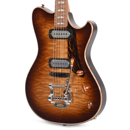 Powers Electric A-Type Select Quilt Solana Sunset w/FF42 Pickups Electric Guitars / Solid Body