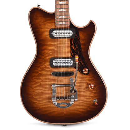 Powers Electric A-Type Select Quilt Solana Sunset w/FF42 Pickups Electric Guitars / Solid Body