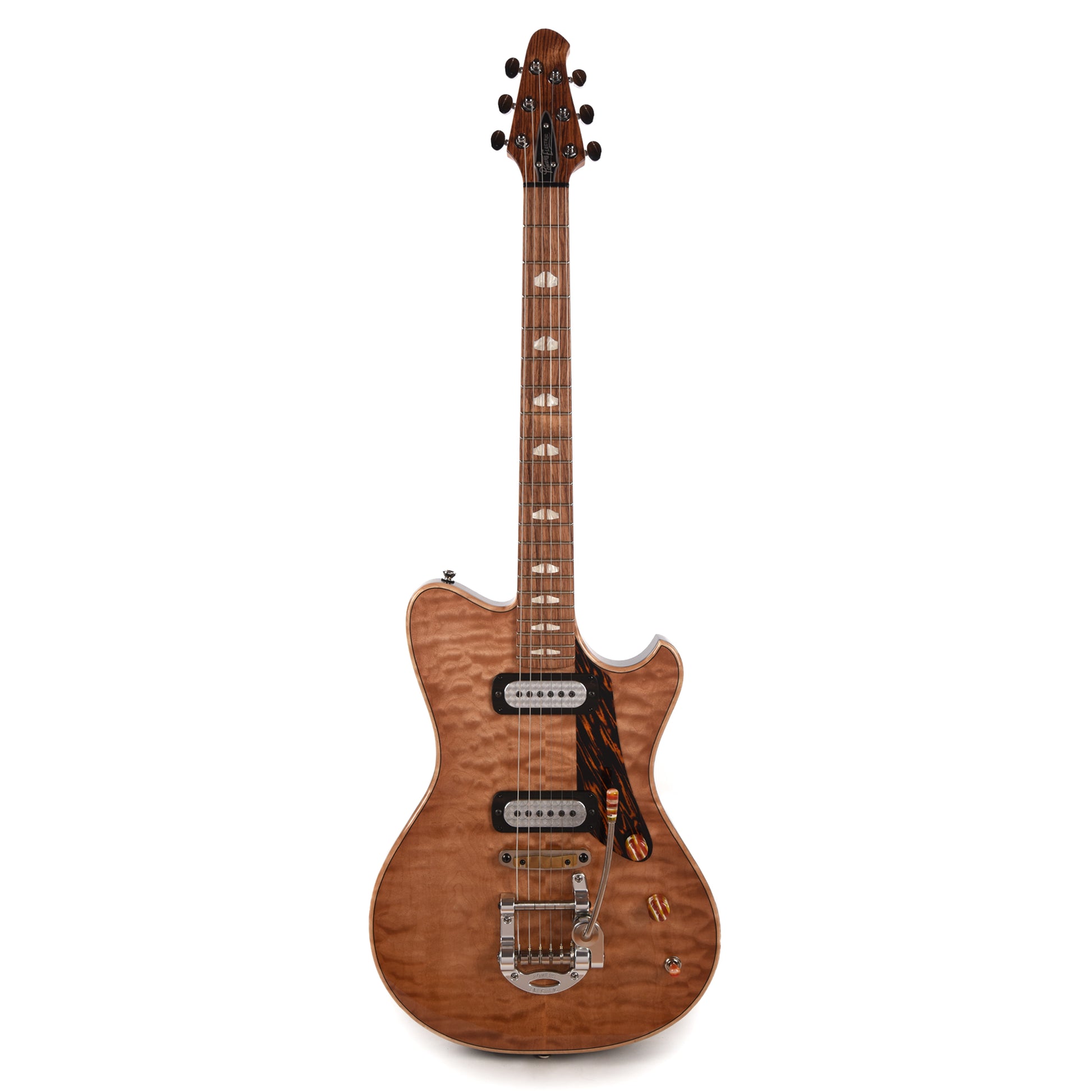 Powers Electric A-Type Select Quilted Maple "A500" 500th Guitar Pale Ale w/FF42 Pickups Electric Guitars / Solid Body