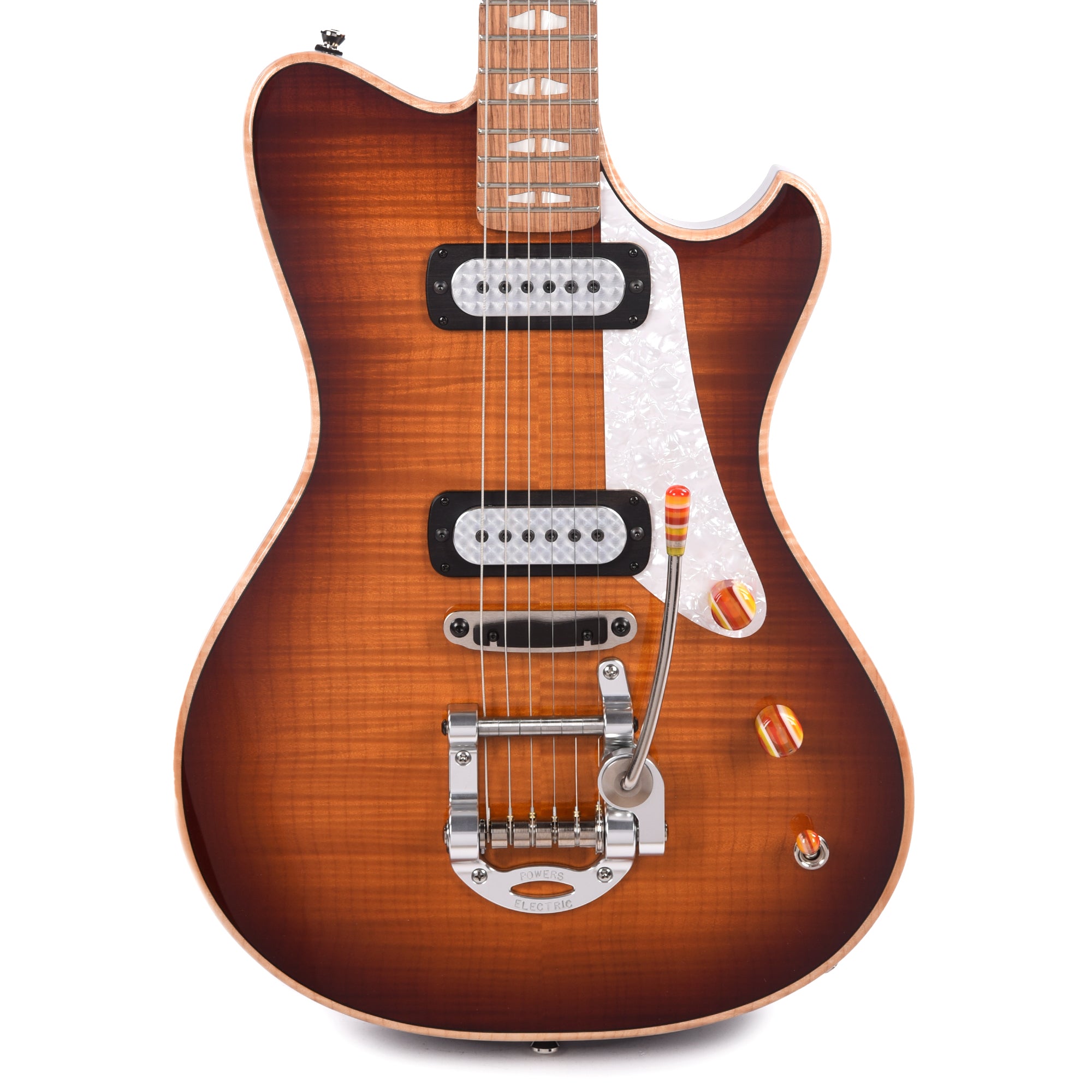 Powers Electric A-Type Select Sweat Tea Orange w/FF42 Pickups Electric Guitars / Solid Body