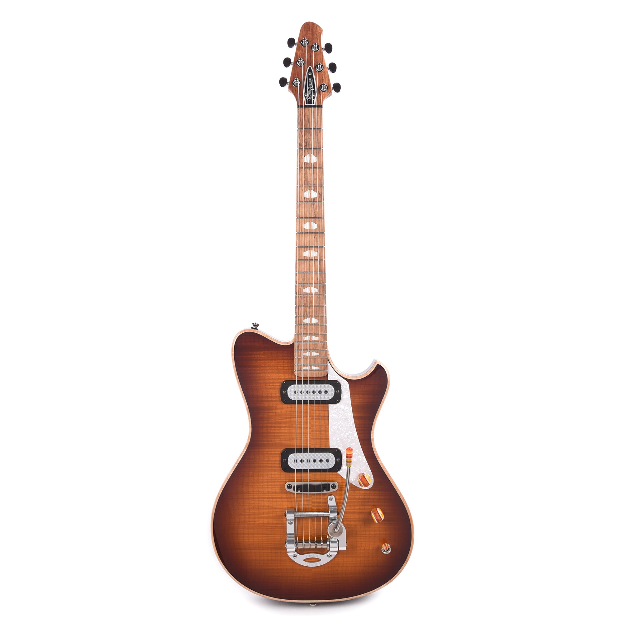 Powers Electric A-Type Select Sweat Tea Orange w/FF42 Pickups Electric Guitars / Solid Body