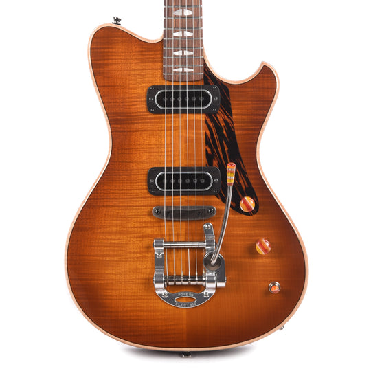 Powers Electric A-Type Select Sweet Tea Orange w/PF42 Pickups Electric Guitars / Solid Body