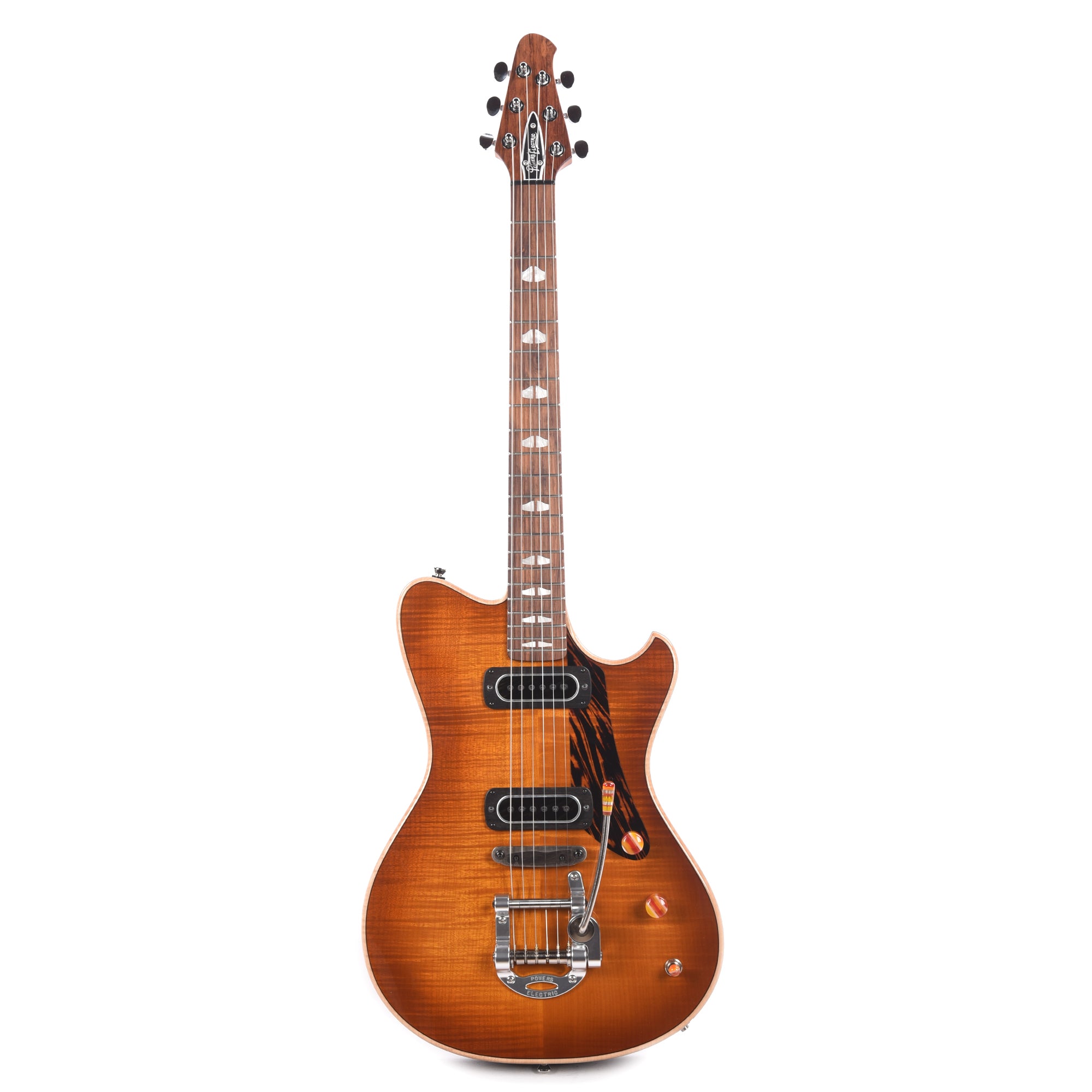 Powers Electric A-Type Select Sweet Tea Orange w/PF42 Pickups Electric Guitars / Solid Body