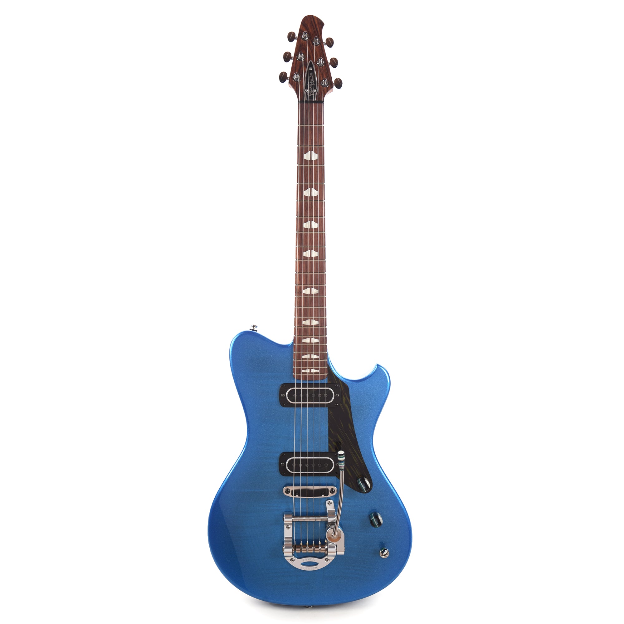 Powers Electric A-Type Select Trans Cruise Night Blue Ghost Flame w/PF42 Pickups Electric Guitars / Solid Body