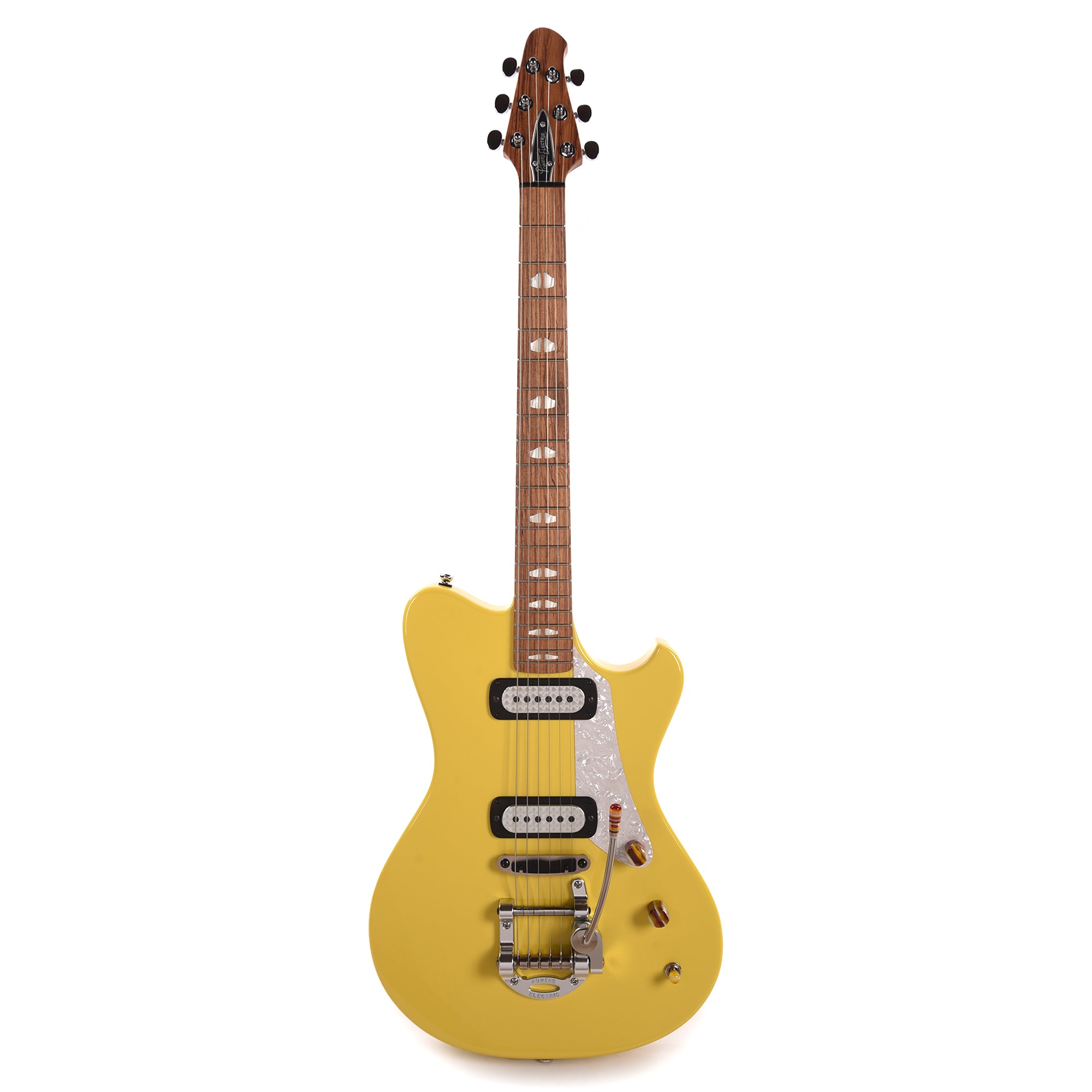 Powers Electric A-Type Summer Yellow w/FF42 Pickups Electric Guitars / Solid Body