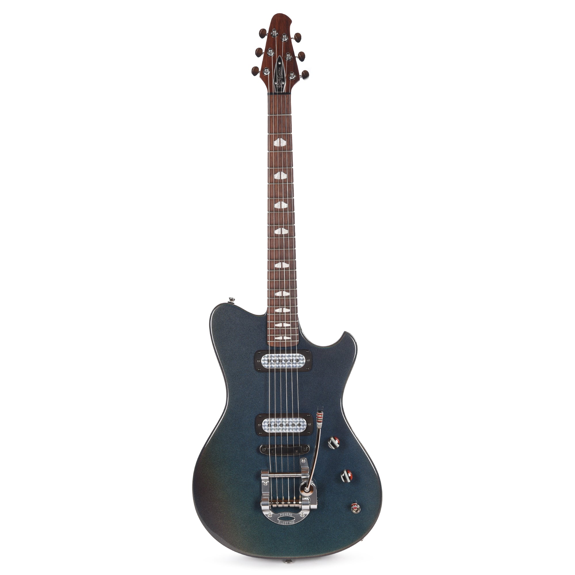 Powers Electric A-Type Thundercloud Pearl Chroma Stratus w/FF42 Pickups Electric Guitars / Solid Body