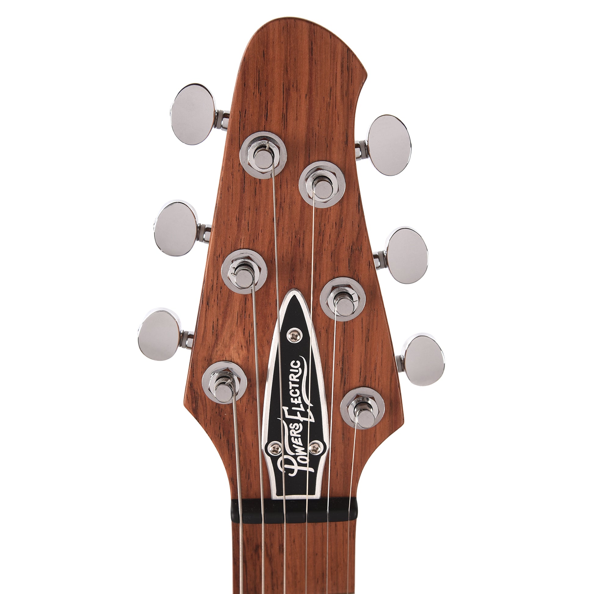Powers Electric A-Type Two-Tone Aubergine Top & Ruby Star Back/Sides w/PF42 Pickups Electric Guitars / Solid Body