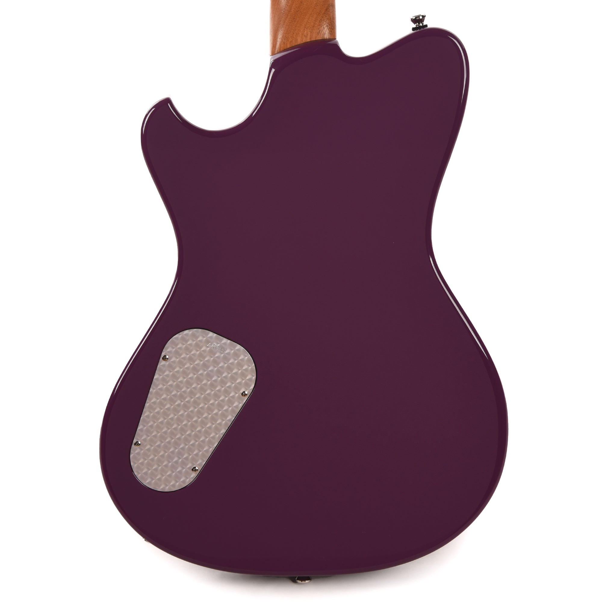 Powers Electric A-Type Two-Tone Aubergine Top & Ruby Star Back/Sides w/PF42 Pickups Electric Guitars / Solid Body