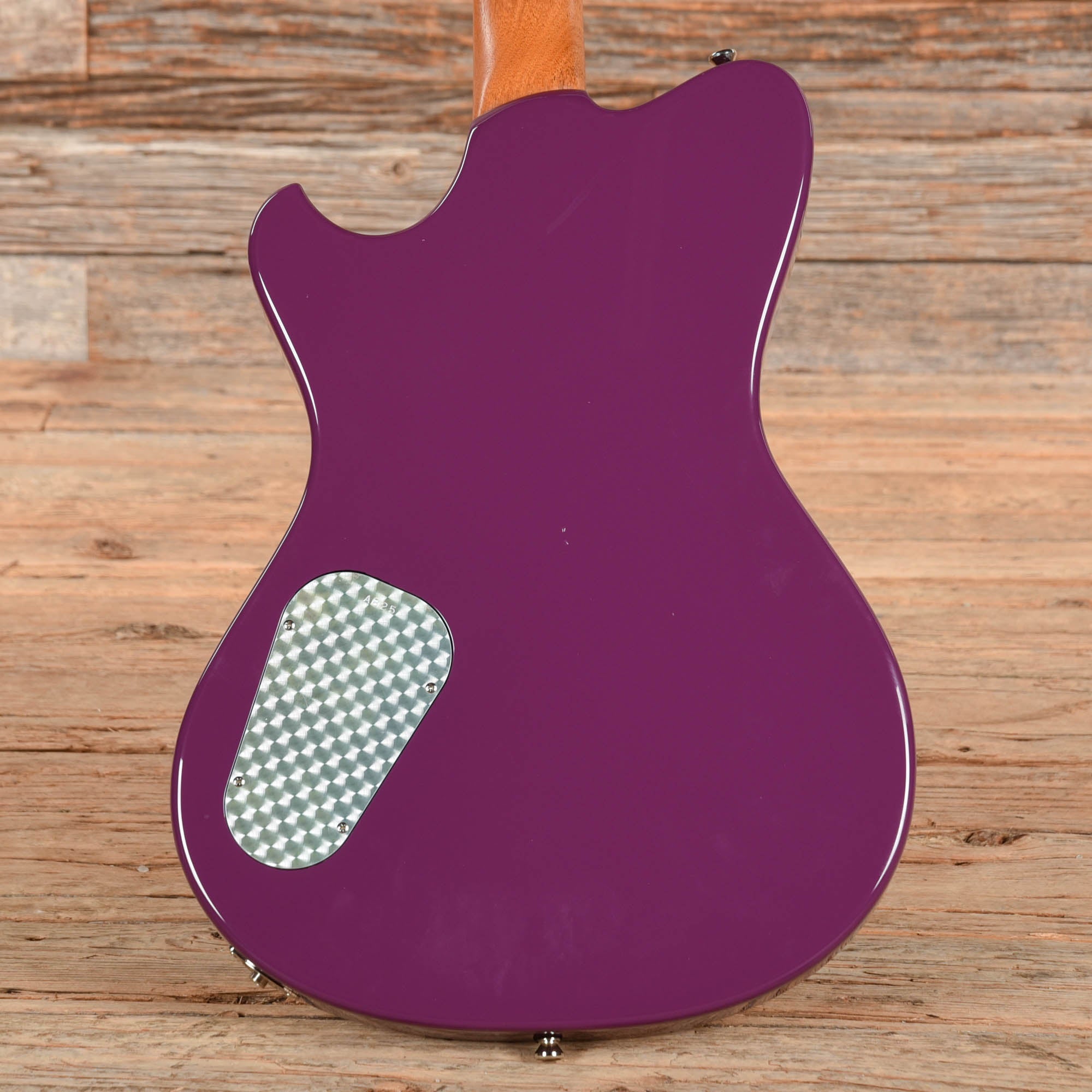 Powers Electric A-Type Two-Tone Aubergine Top & Ruby Star Back/Sides w/PF42 Pickups Electric Guitars / Solid Body