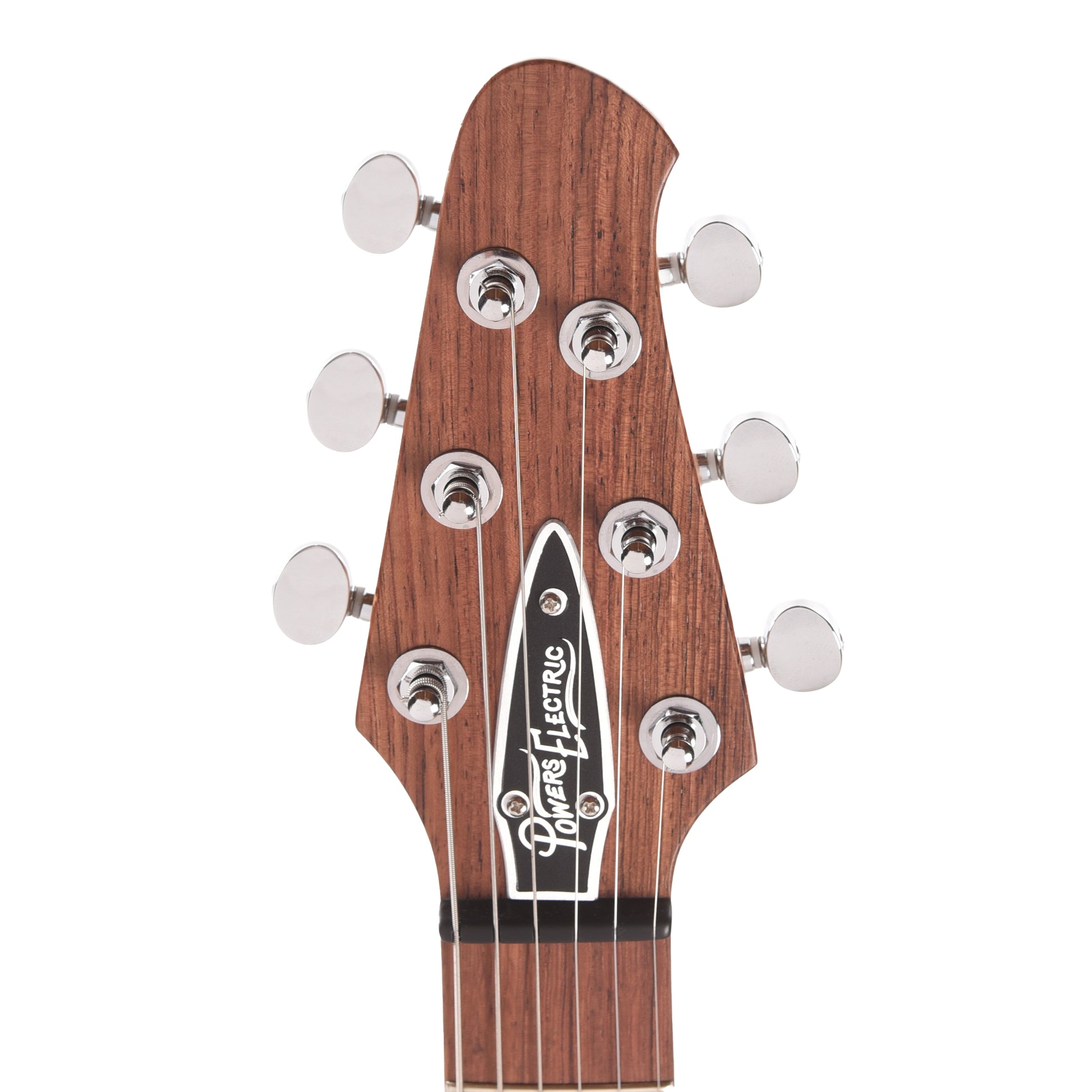 Powers Electric A-Type Two-Tone Dolomite Silver Top & London Grey Back/Sides w/PF42 Pickups Electric Guitars / Solid Body
