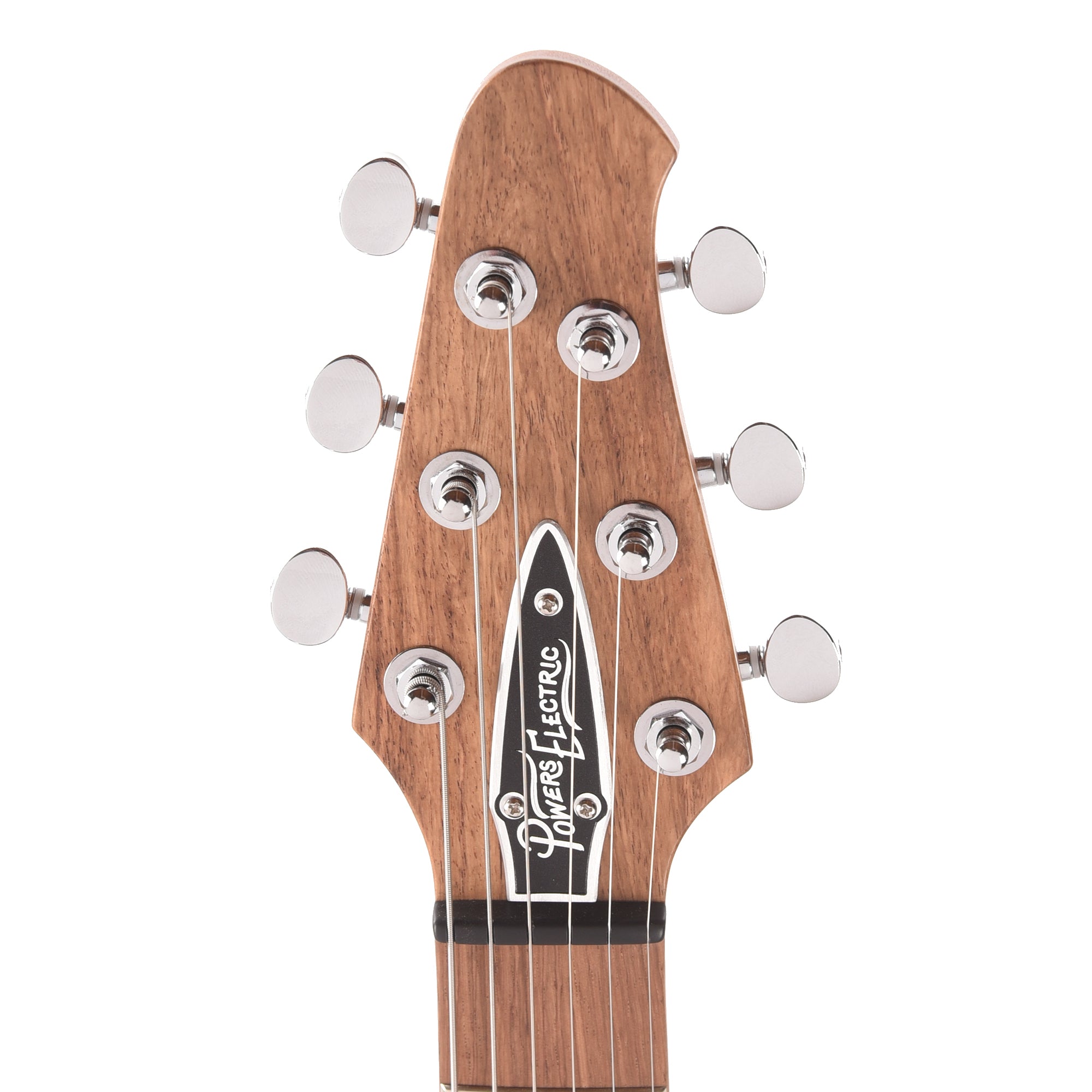 Powers Electric A-Type Two-Tone Hemi Orange Top & Crystal Red Metallic Back/Sides w/PF42 Pickups Electric Guitars / Solid Body