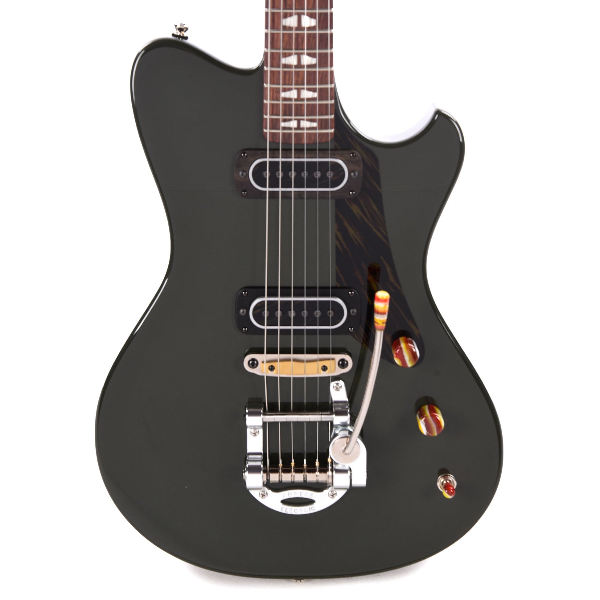 Powers Electric A-Type Black Olive w/PF42 Pickups