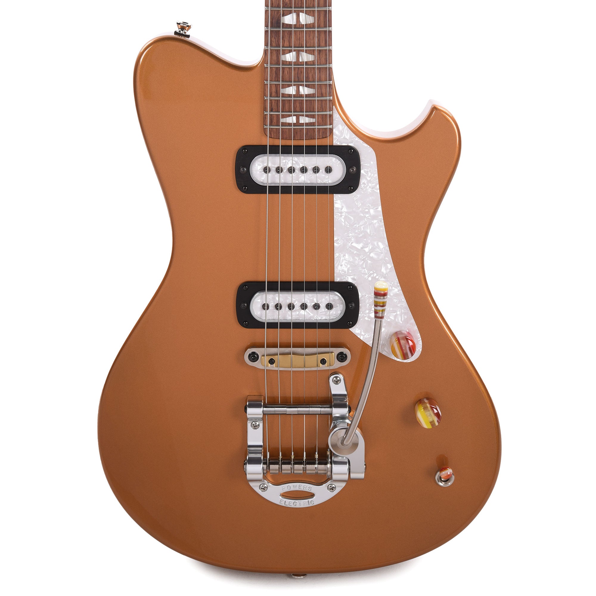 Powers Electric A-Type Nordic Gold Metallic w/PF42 Pickups