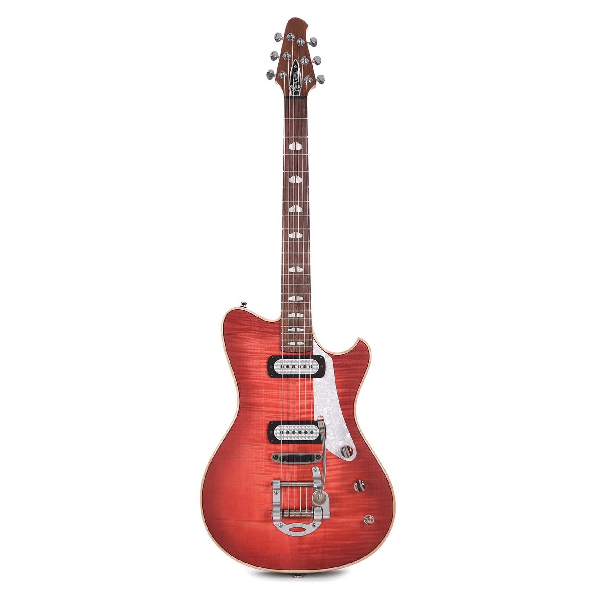 Powers Electric A-Type Select Figured Maple Top Cosmo Red