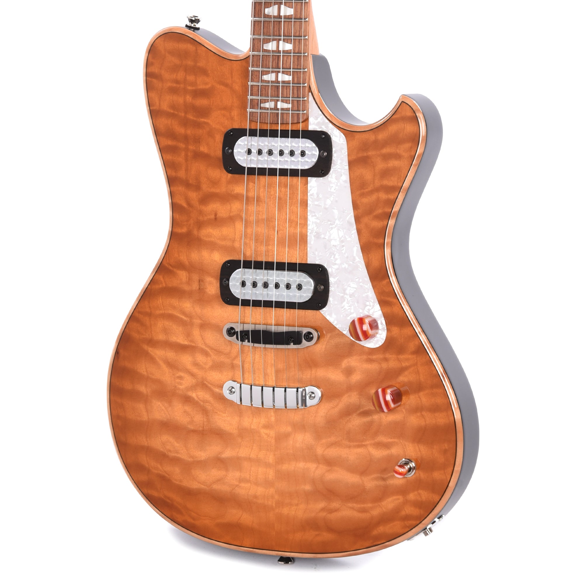 Powers Electric A-Type Select Hardtail Quilted Maple Wild Honey Burst w/FF42 Pickups