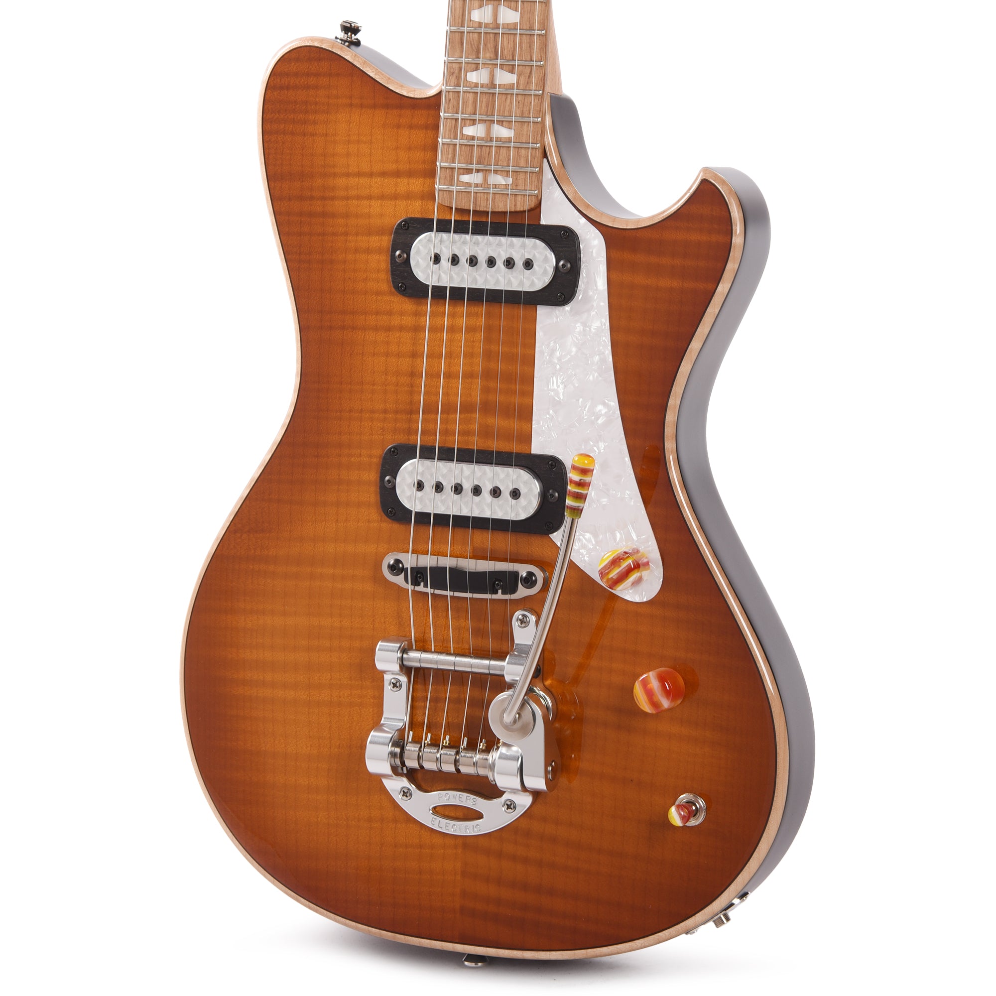 Powers Electric A-Type Select Sweet Tea Orange CamTail w/FF42 Pickups