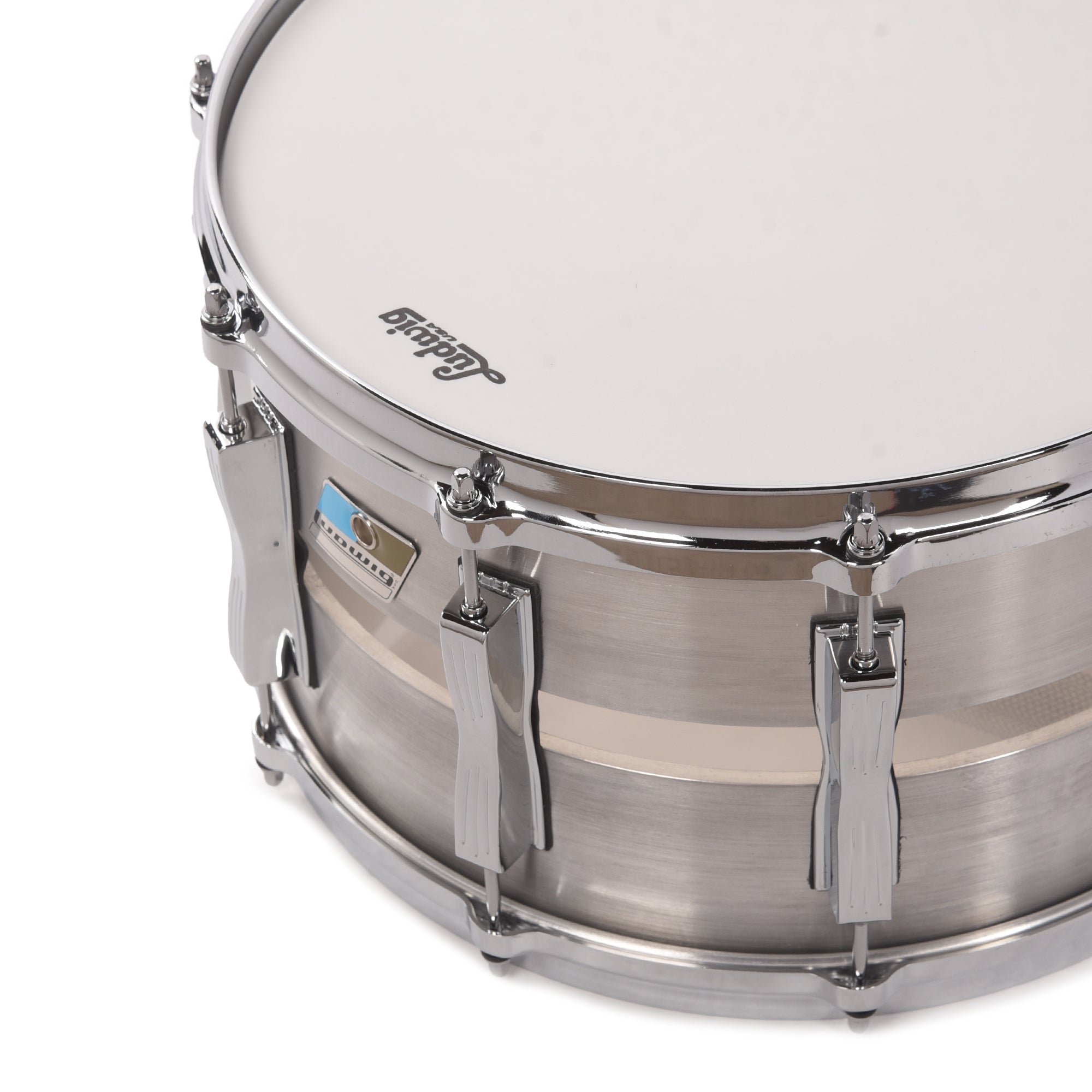 Ludwig 8x14 Cast Slotted Coliseum Aluminum Snare Drum Limited