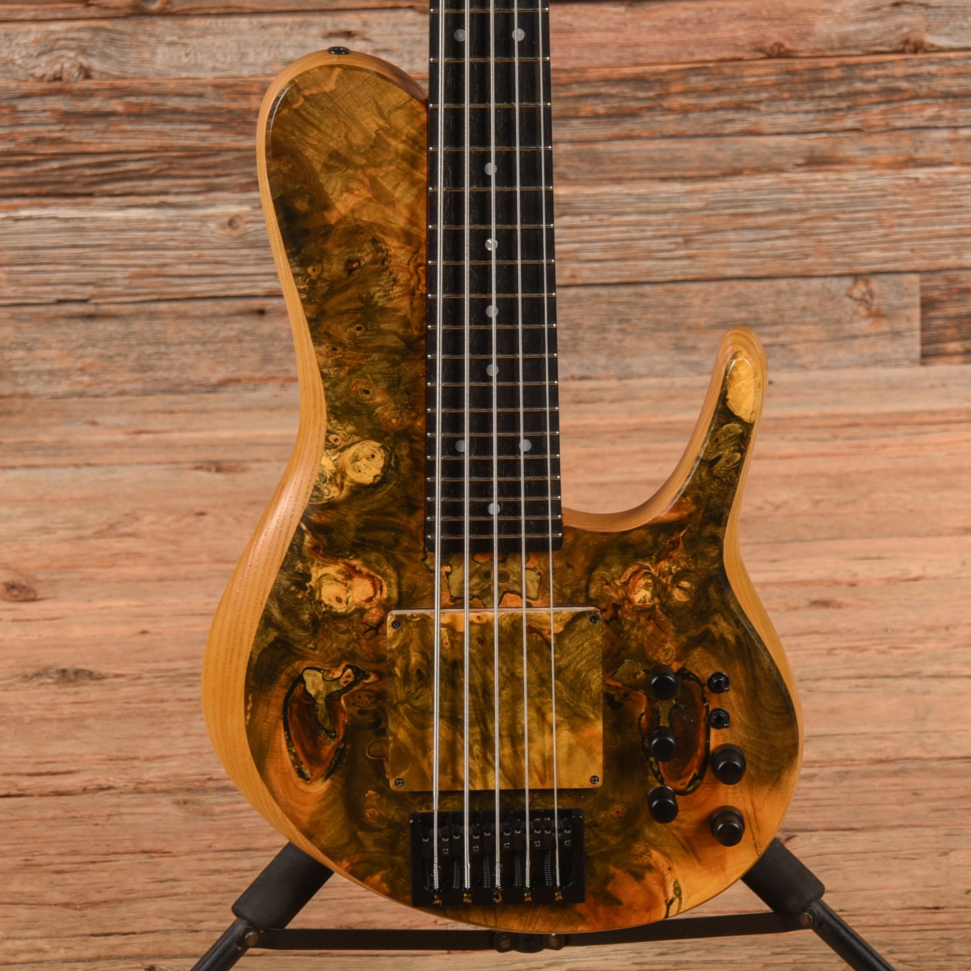 Prat Custom 5-String Bass Burl Top Bass Guitars / 5-String or More