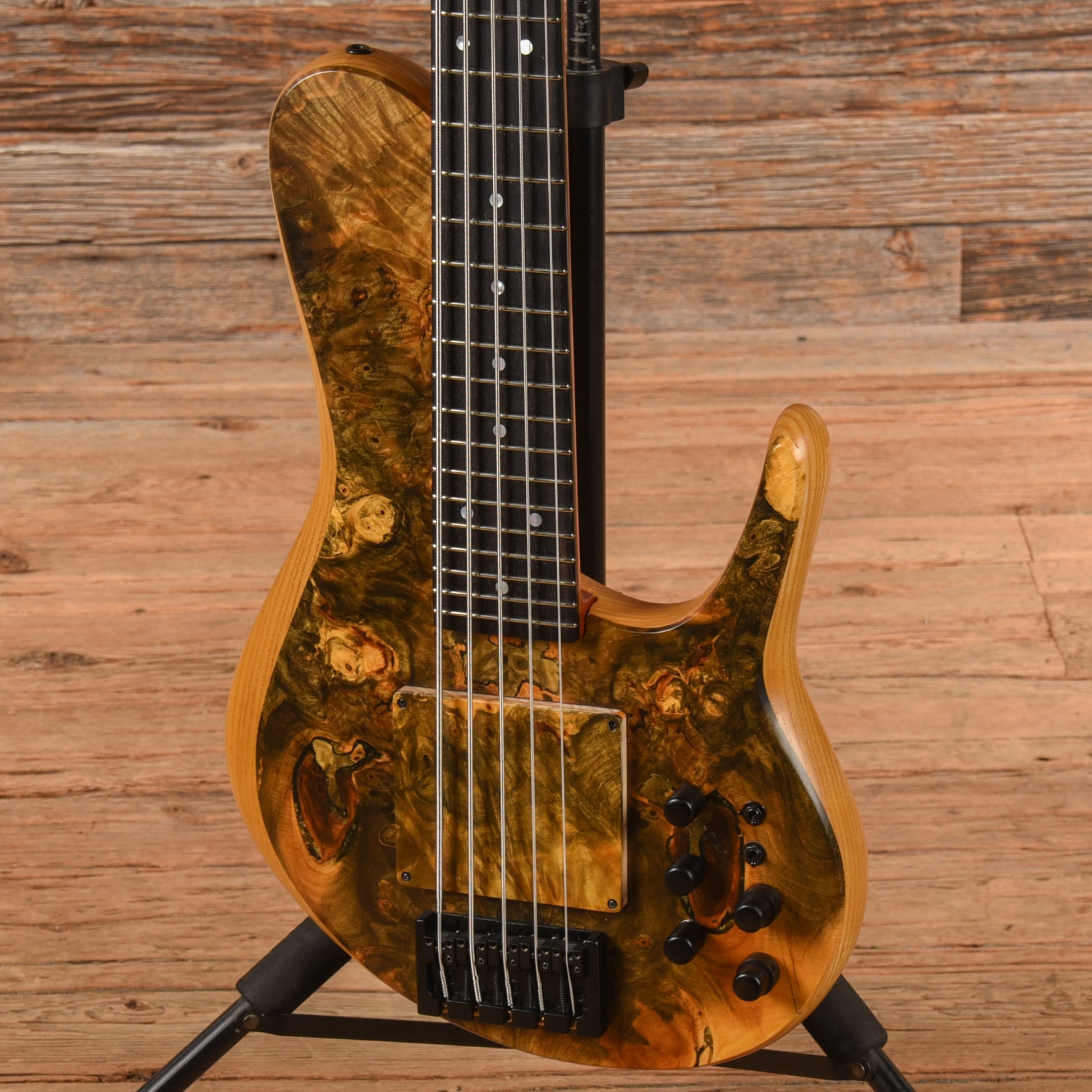 Prat Custom 5-String Bass Burl Top Bass Guitars / 5-String or More
