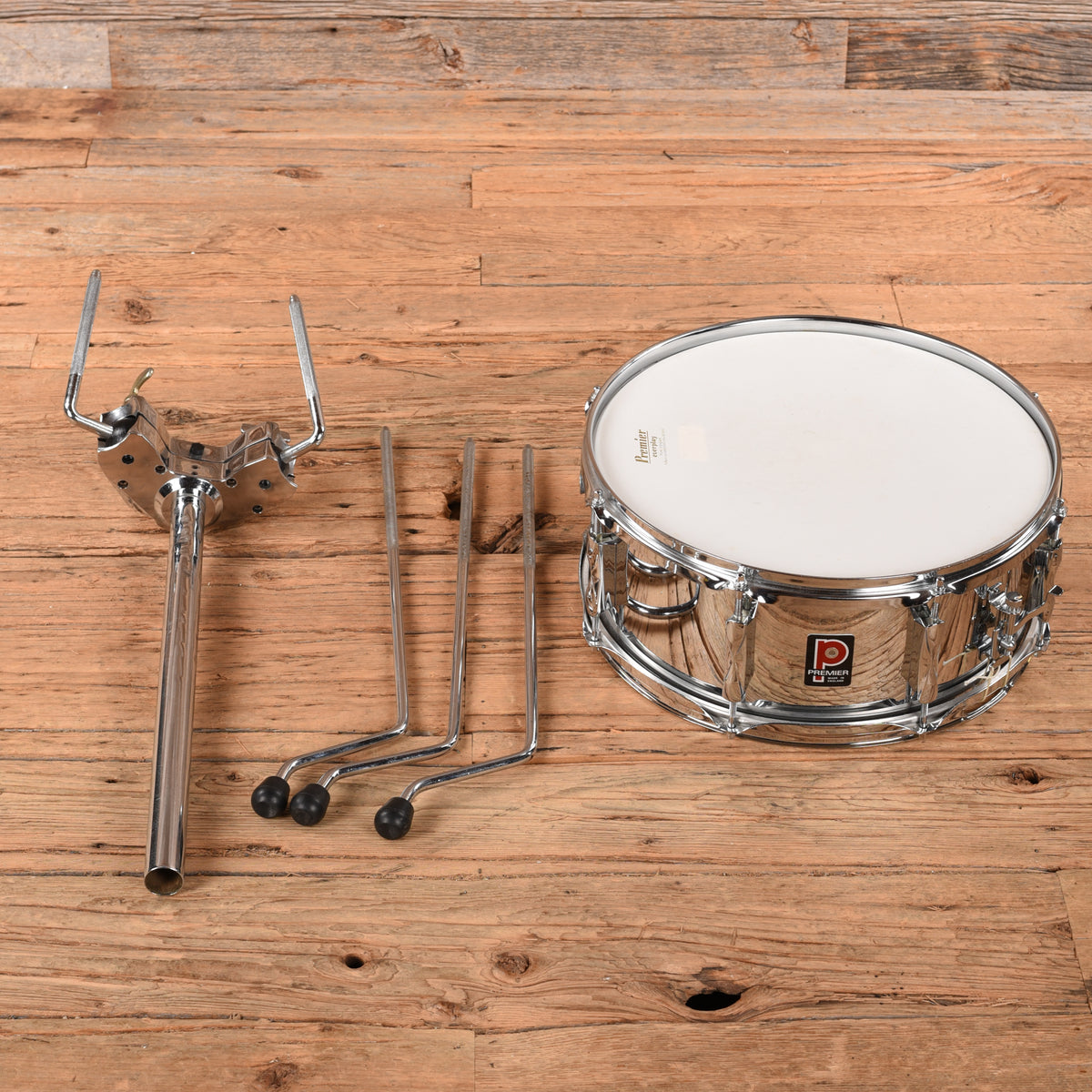 Premier B303 12/13/16/22/5.5x14 5pc. Drum Kit VINTAGE White 1970s Drum Kits