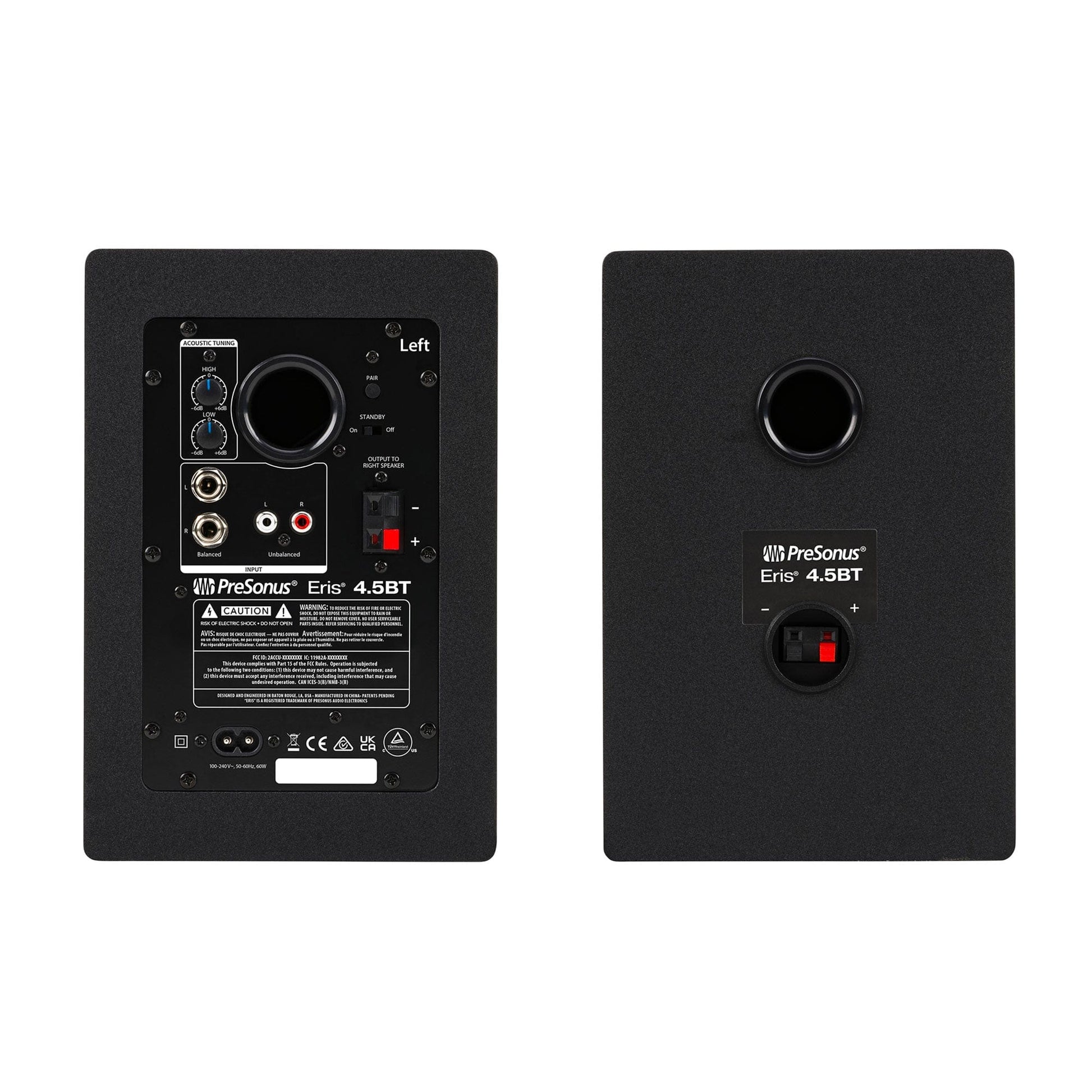 PreSonus Eris 4.5BT 4.5" Media Reference Monitor w/ Bluetooth (Pair) Home Audio / Speakers / Bookshelf Speakers