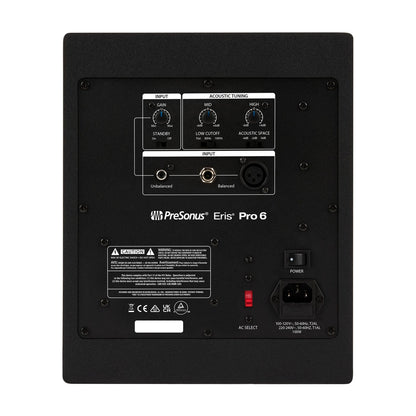 PreSonus Eris Pro 6 6" Active Coaxial 2-way Studio Monitor Home Audio / Speakers / Bookshelf Speakers